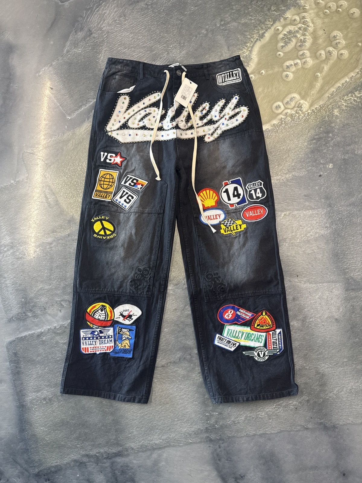 Vale Vale Forever Black 1980s Painter Pant Size US 34 / EU 50 - 1 Thumbnail