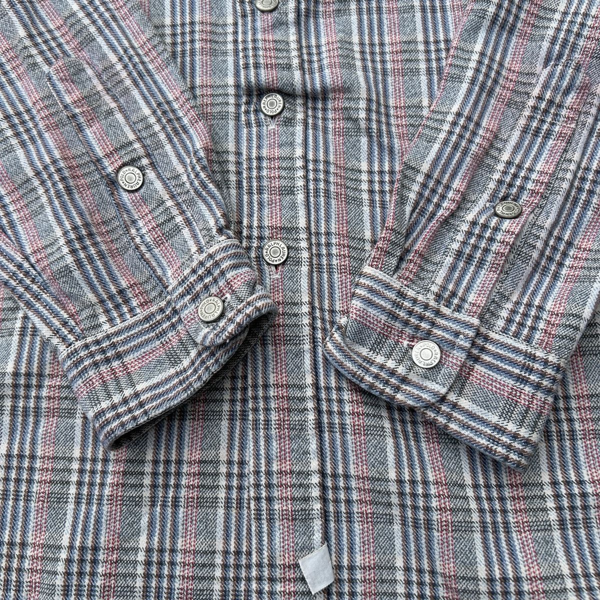 Polo Ralph Lauren × RRL Ralph Lauren × Vintage Vintage 80's Ralph Lauren cotton woven plaid flannel shirt Size US M / EU 48-50 / 2 - 6 Thumbnail