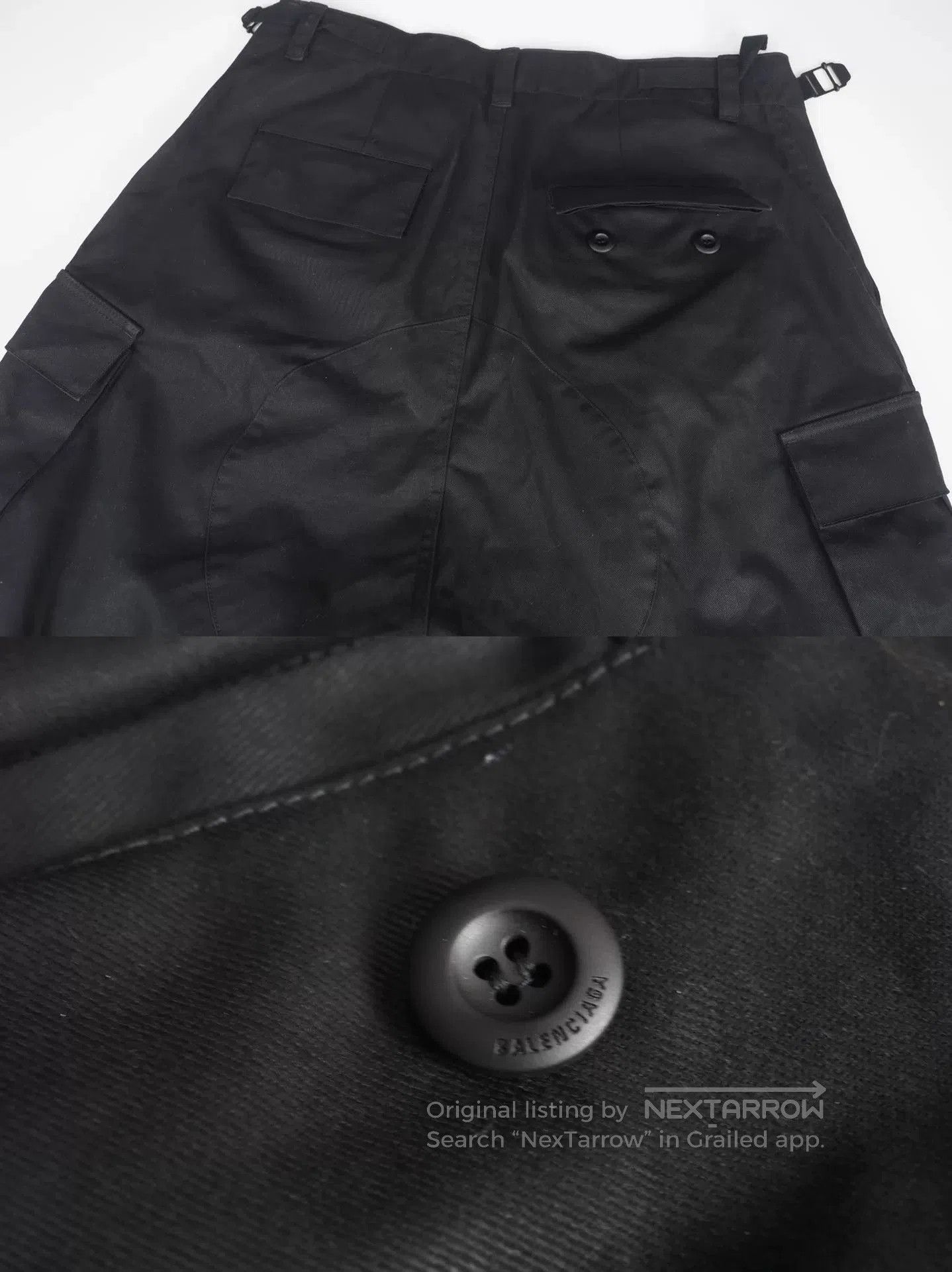 Balenciaga dolce&gabbana low-rise denim pants with ties. Size US 30 / EU 46 - 5 Thumbnail