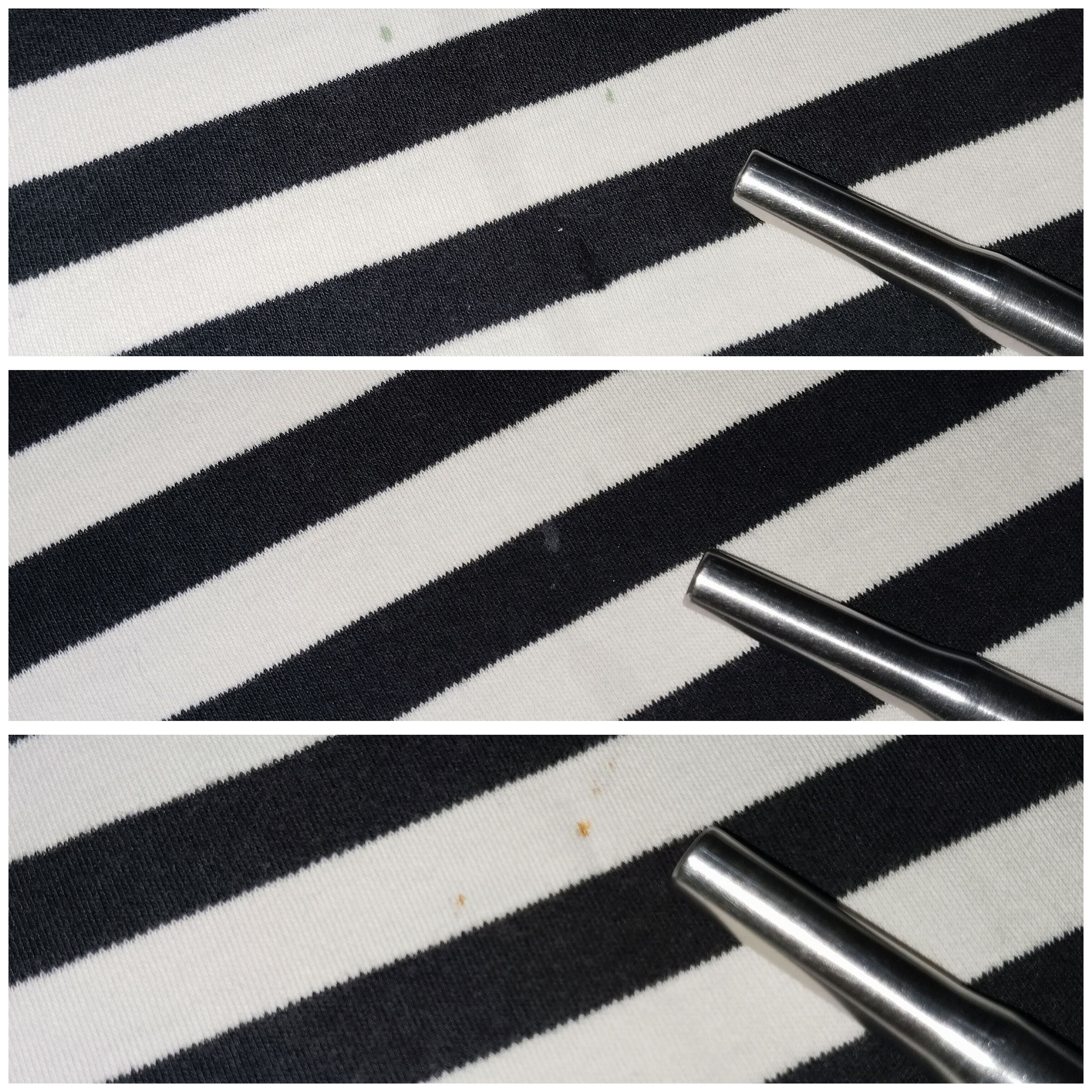 Bape 2008 Bape Stripe Long Sleeve Distressed Tee Size US M / EU 48-50 / 2 - 8 Thumbnail
