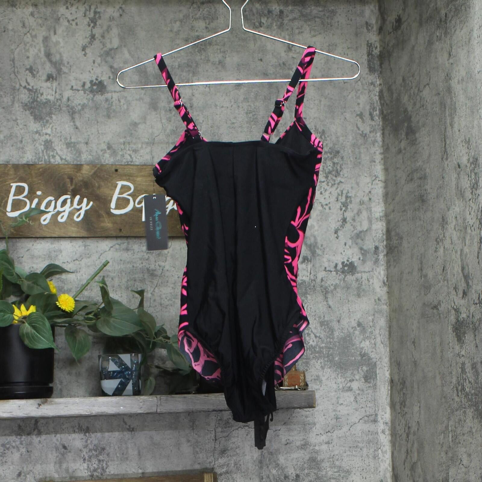 Other Aqua Green 50 Front One Piece Swimsuit 677412 Pink Multi S Size ONE SIZE - 2 Thumbnail