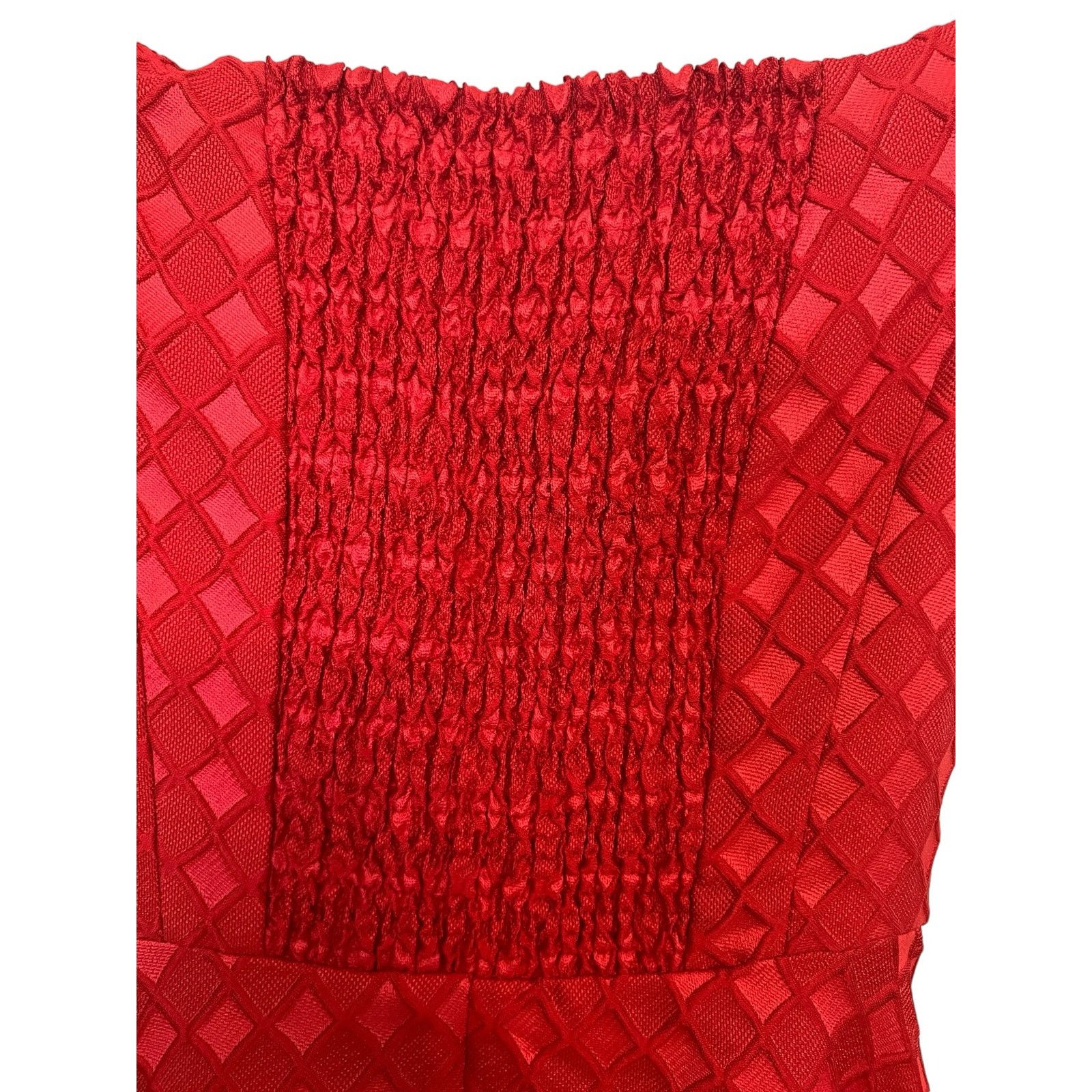 Anthropologie NWOT Anthropologie Moulinette Soeurs Red OffShoulder Dress 2 Size XS / US 0-2 / IT 36-38 - 9 Thumbnail