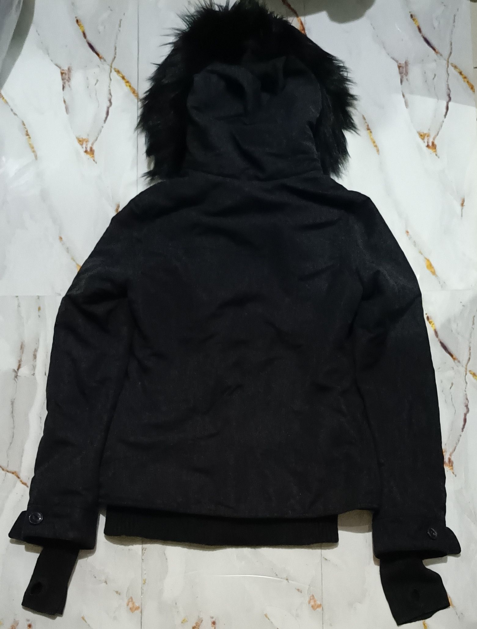 SLY SLY MILITARY WINTER COAT PARKA FUR HOODIE Size S / US 4 / IT 40 - 3 Thumbnail