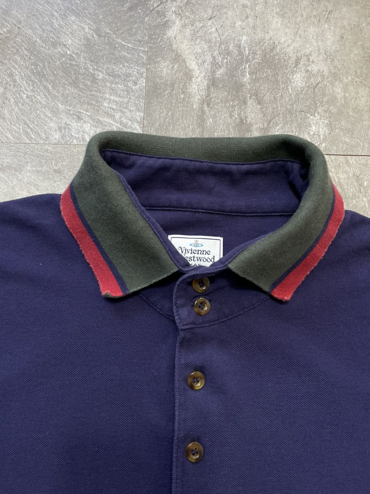 Vivienne Westwood Vivienne Westwood Polo Shirt Big Logo Orb Size US L / EU 52-54 / 3 - 3 Thumbnail