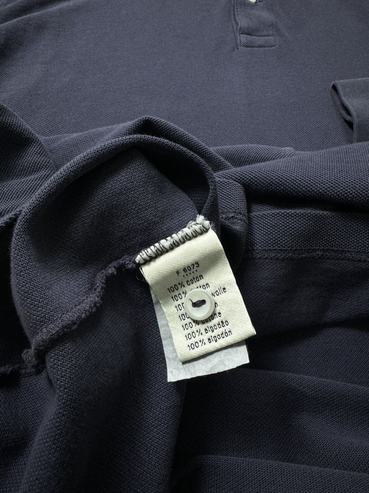 Lacoste × Vintage Vintage Lacoste Washed Polo Long Sleeve Y2K STYLE 90s Size US XXL / EU 58 / 5 - 6 Thumbnail