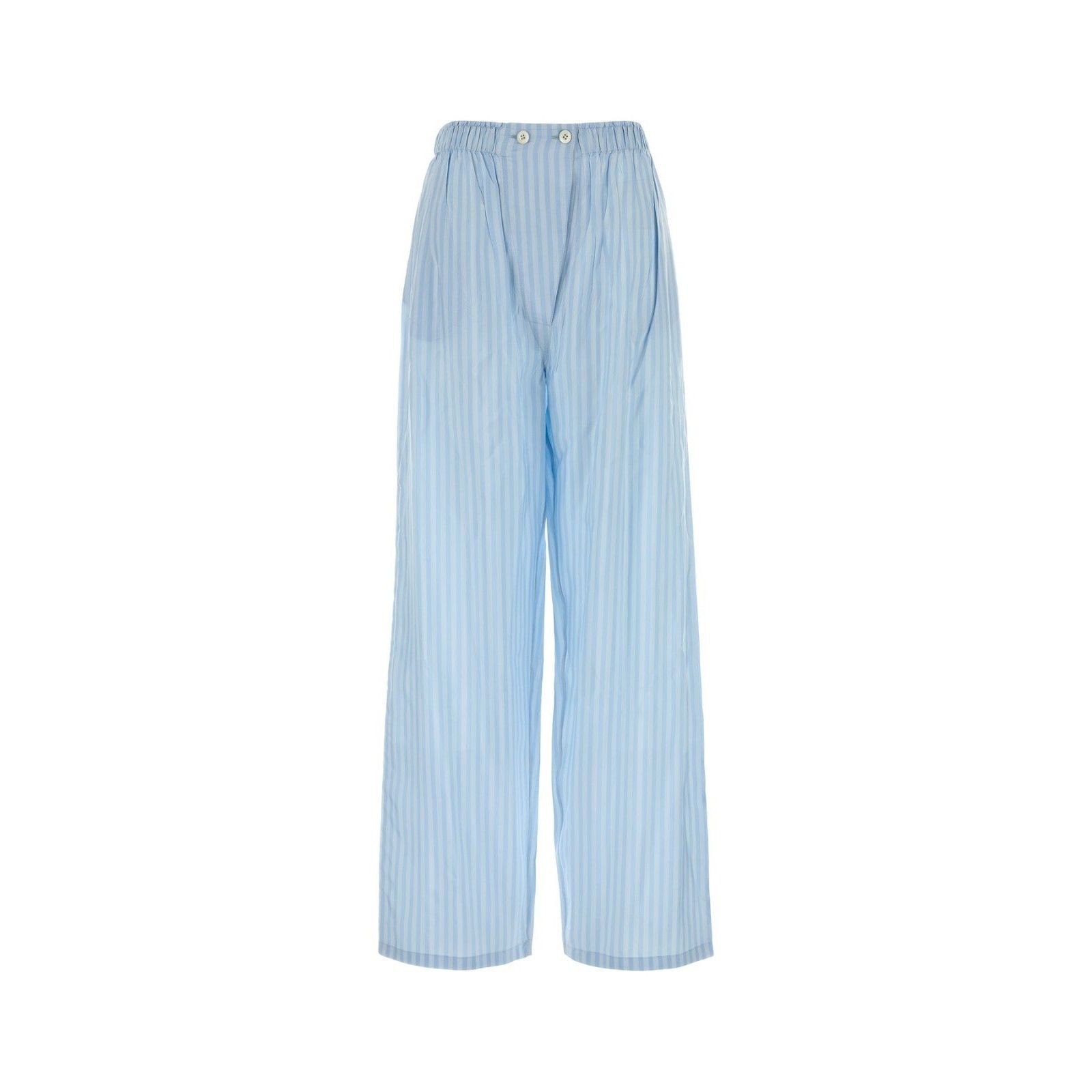 Prada PRADA Blue Embroidered Silk Pyjama Pants New & Authentic (Wo Size 27" / US 4 / IT 40 - 1 Thumbnail