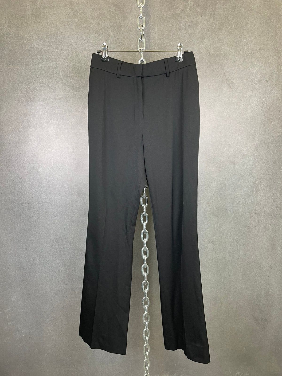 Yves Saint Laurent Vintage Yves Saint Laurent Black Wool Trousers Size 28”x30” Size 28" / US 6 / IT 42 - 1 Preview