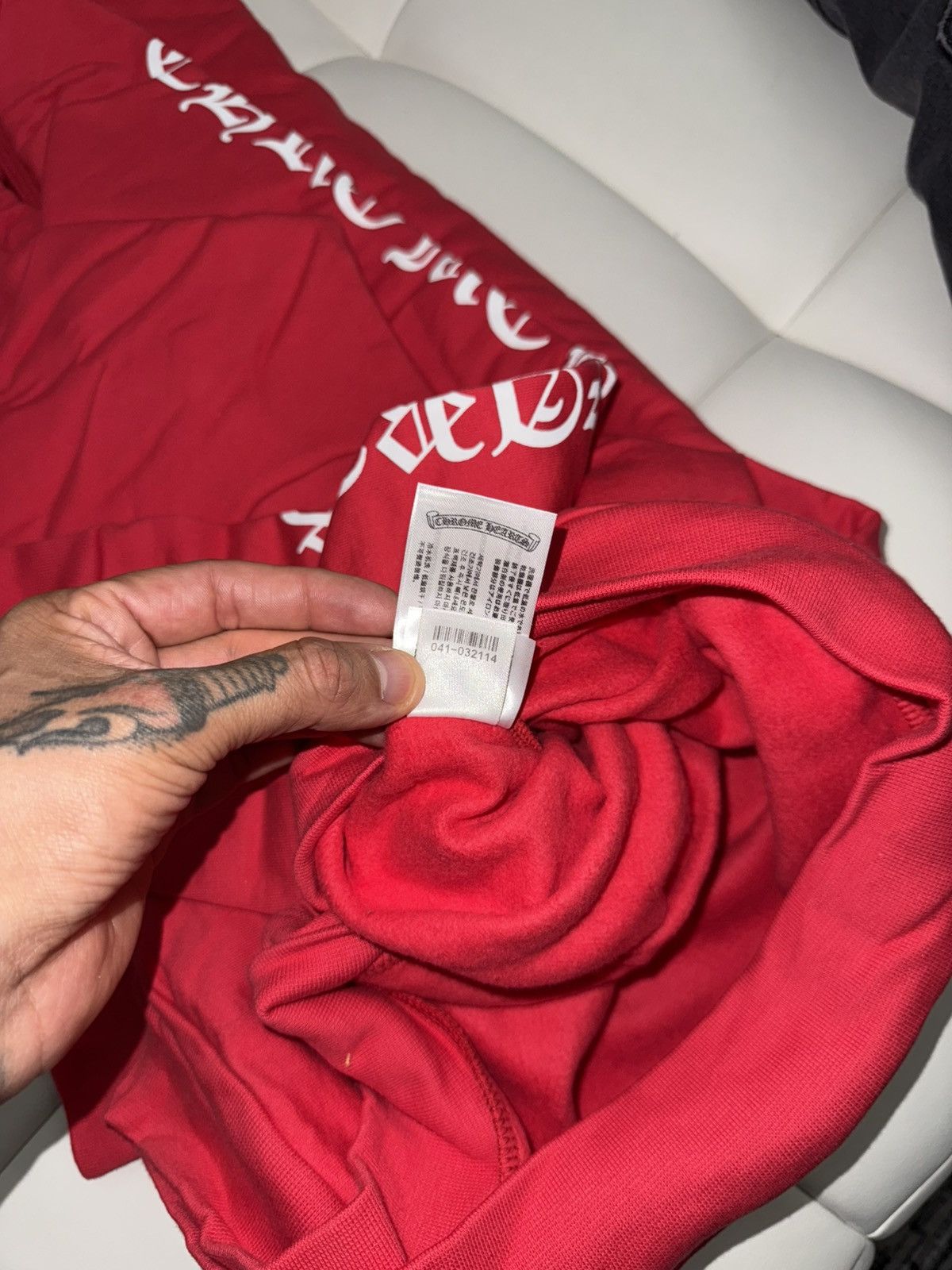 Chrome Hearts Chrome hearts logo hoodie Size US L / EU 52-54 / 3 - 9 Thumbnail