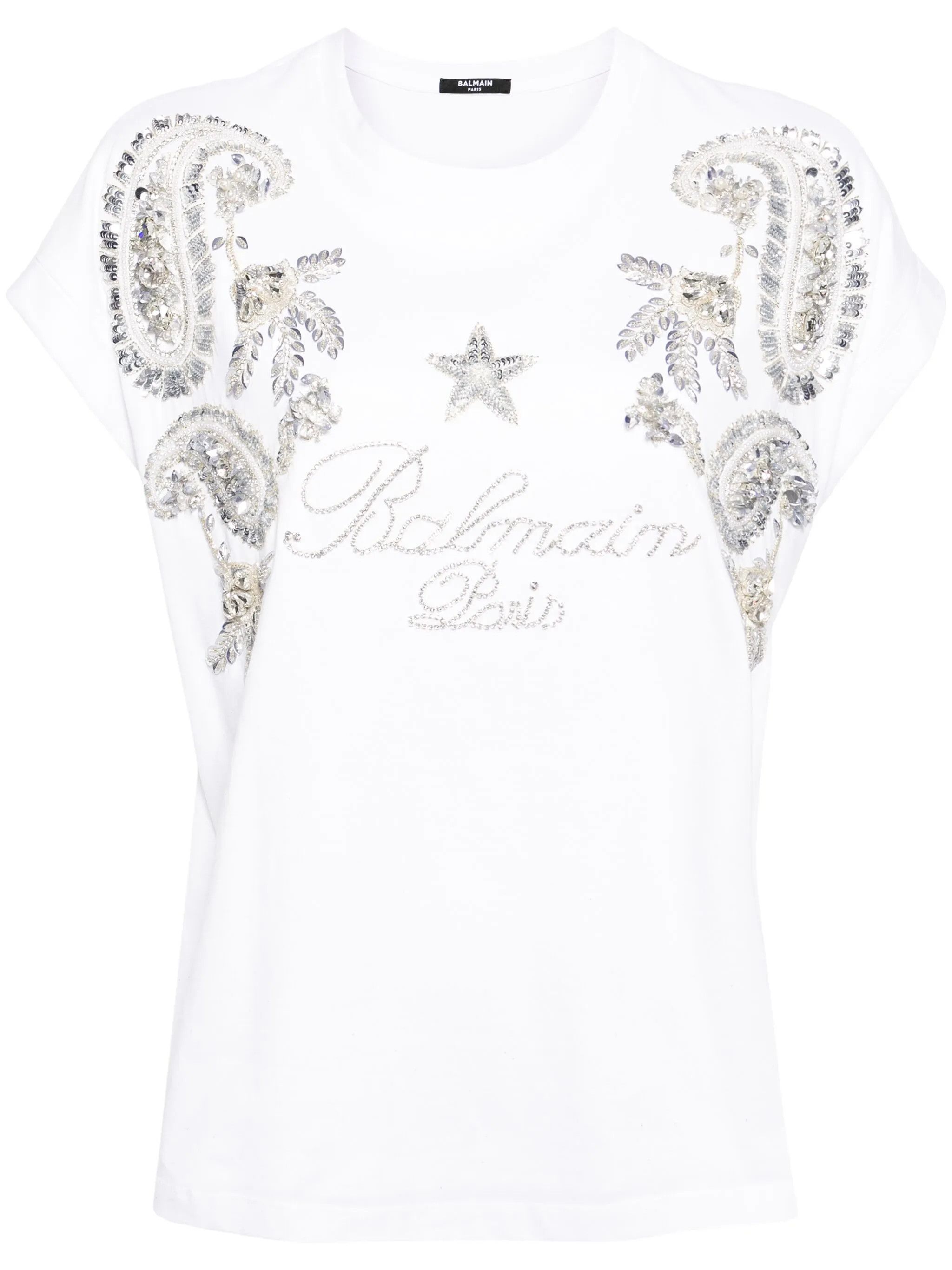 Balmain o1y0625 T-Shirt in White Size M / US 6-8 / IT 42-44 - 1 Thumbnail