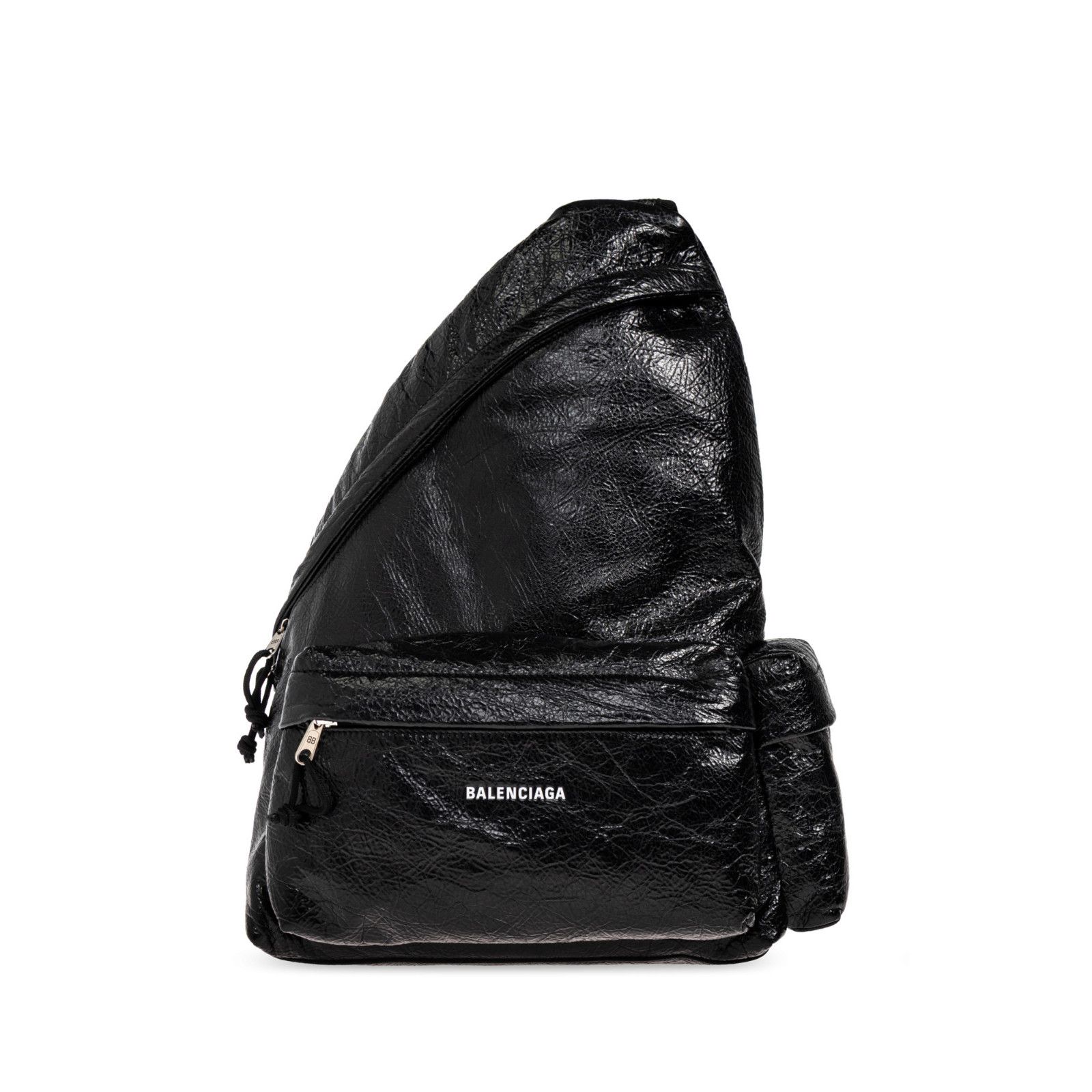 Balenciaga BALENCIAGA Explorer Black Leather Backpack New & Authentic Size ONE SIZE - 1 Thumbnail