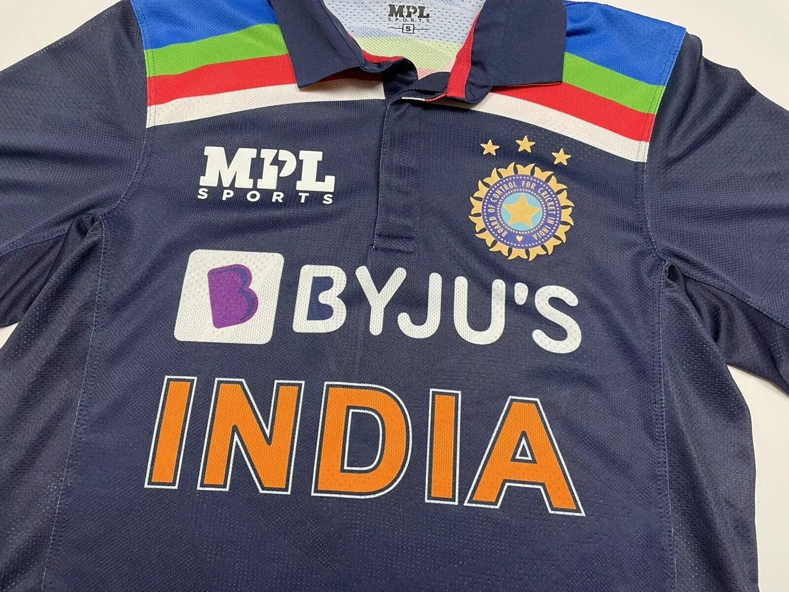 Vintage India National Team Cricket Jersey Shirt Mpl Sports Size US S / EU 44-46 / 1 - 5 Thumbnail