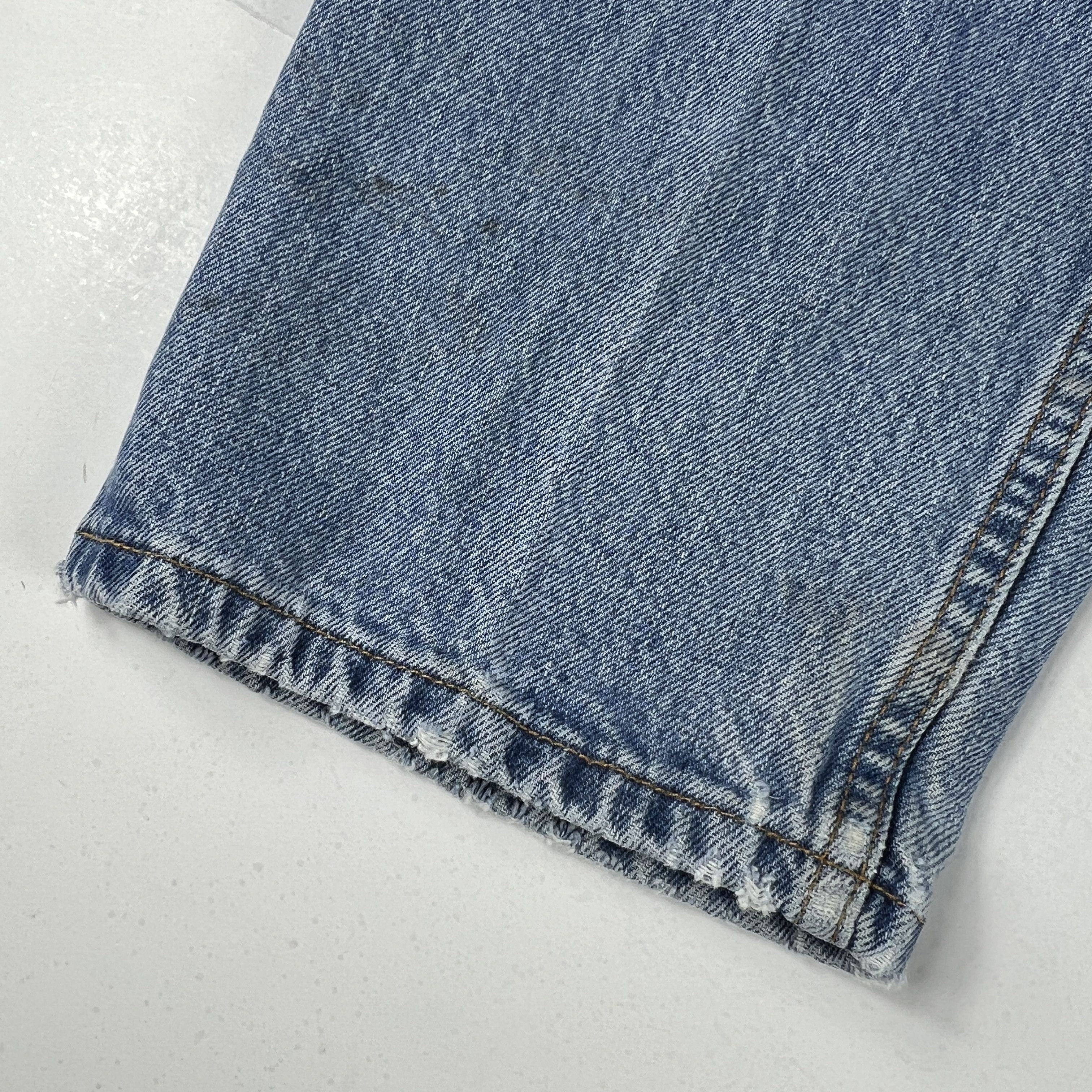 Levi's × Vintage Y2K Levi's Jeans 550 Relaxed Blue Faded Cotton Denim Size US 36 / EU 52 - 2 Thumbnail