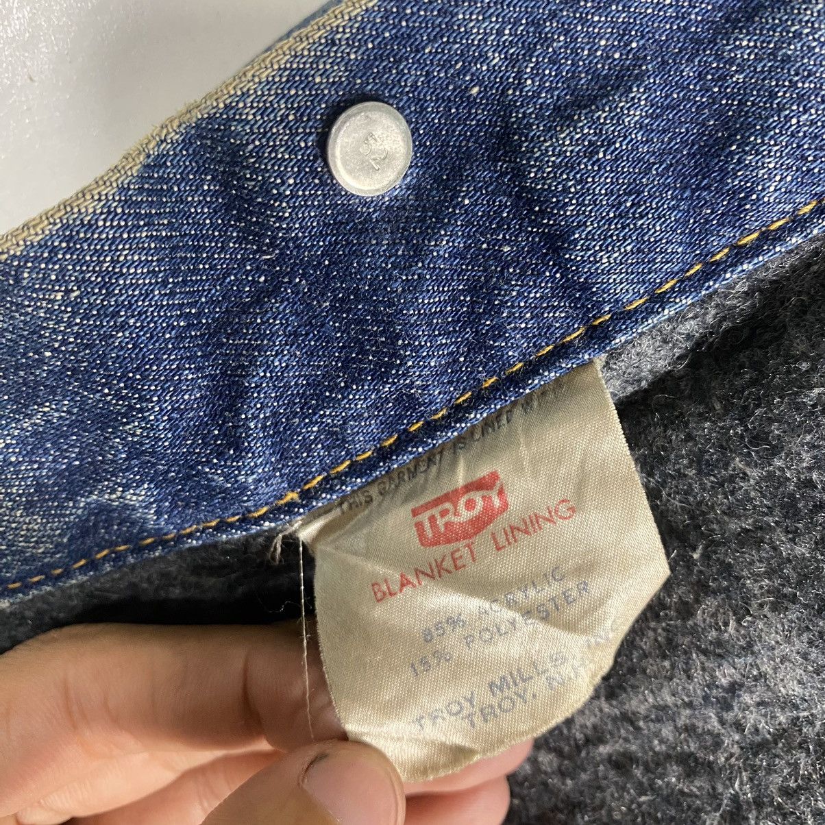 Levi's × Levi's Vintage Clothing × Vintage 💥 70s LEVIS BLANKET TRUCKER DENIM JACKET BUTTON #52 Size US L / EU 52-54 / 3 - 12 Thumbnail