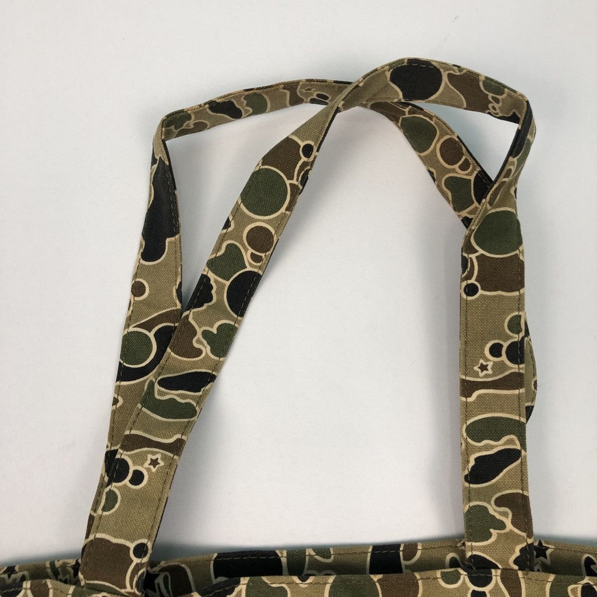 Bape A BATHING APE CAMO CANVAS TOTE BAG Size ONE SIZE - 4 Thumbnail