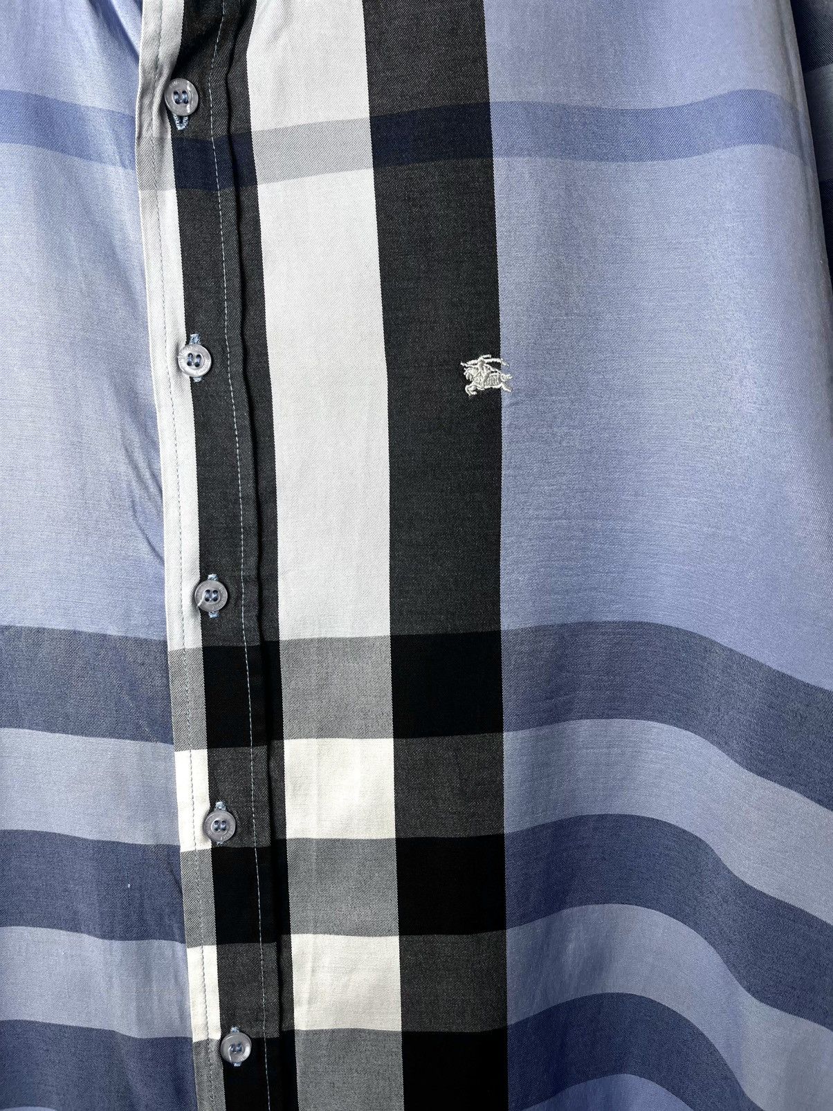 Burberry Vintage Burberry Full Checkered Shirt Luxury Size US XXL / EU 58 / 5 - 2 Thumbnail