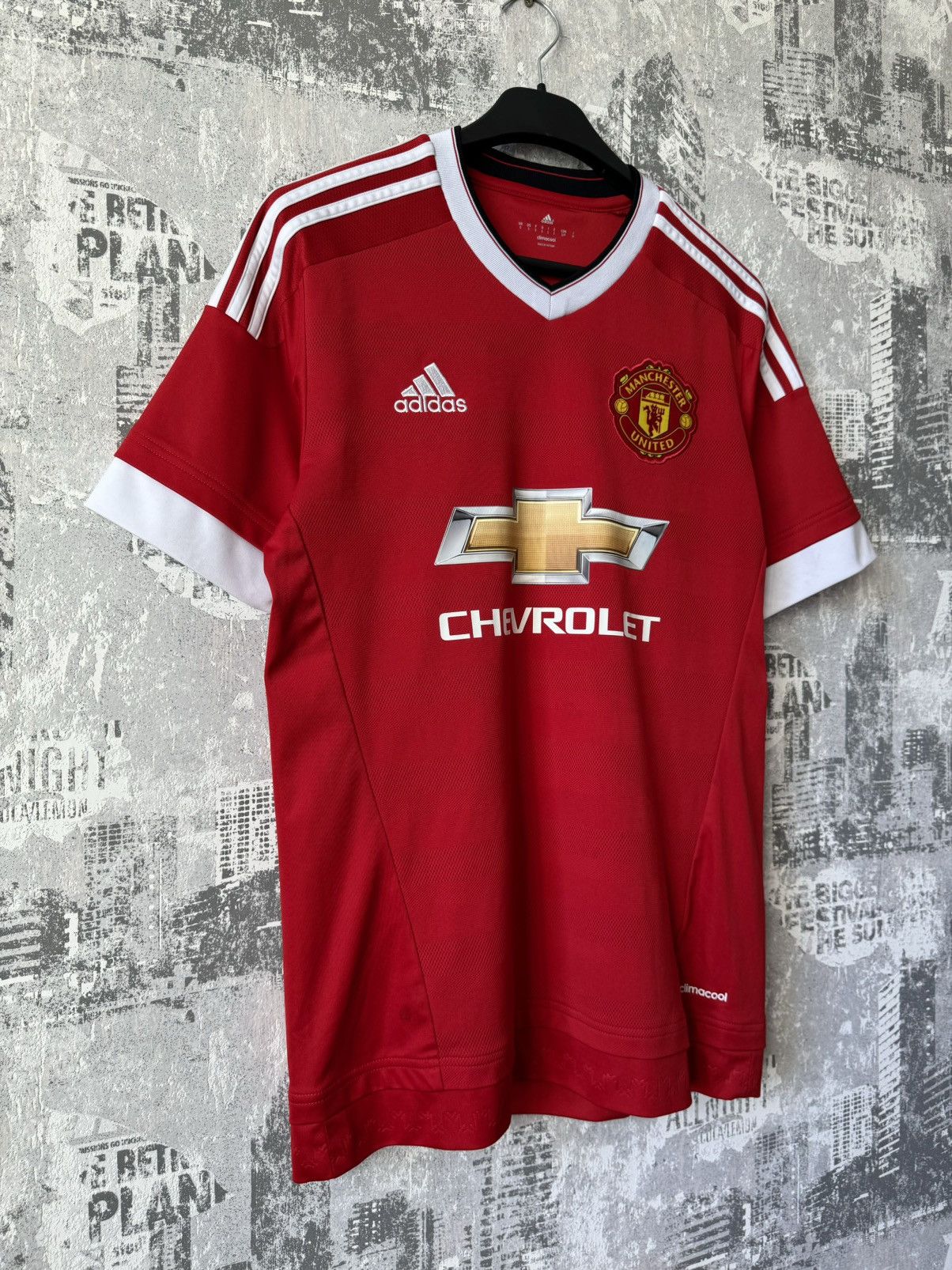 Vintage Vintage Adidas Manchester United Jersey Size US S / EU 44-46 / 1 - 1 Thumbnail