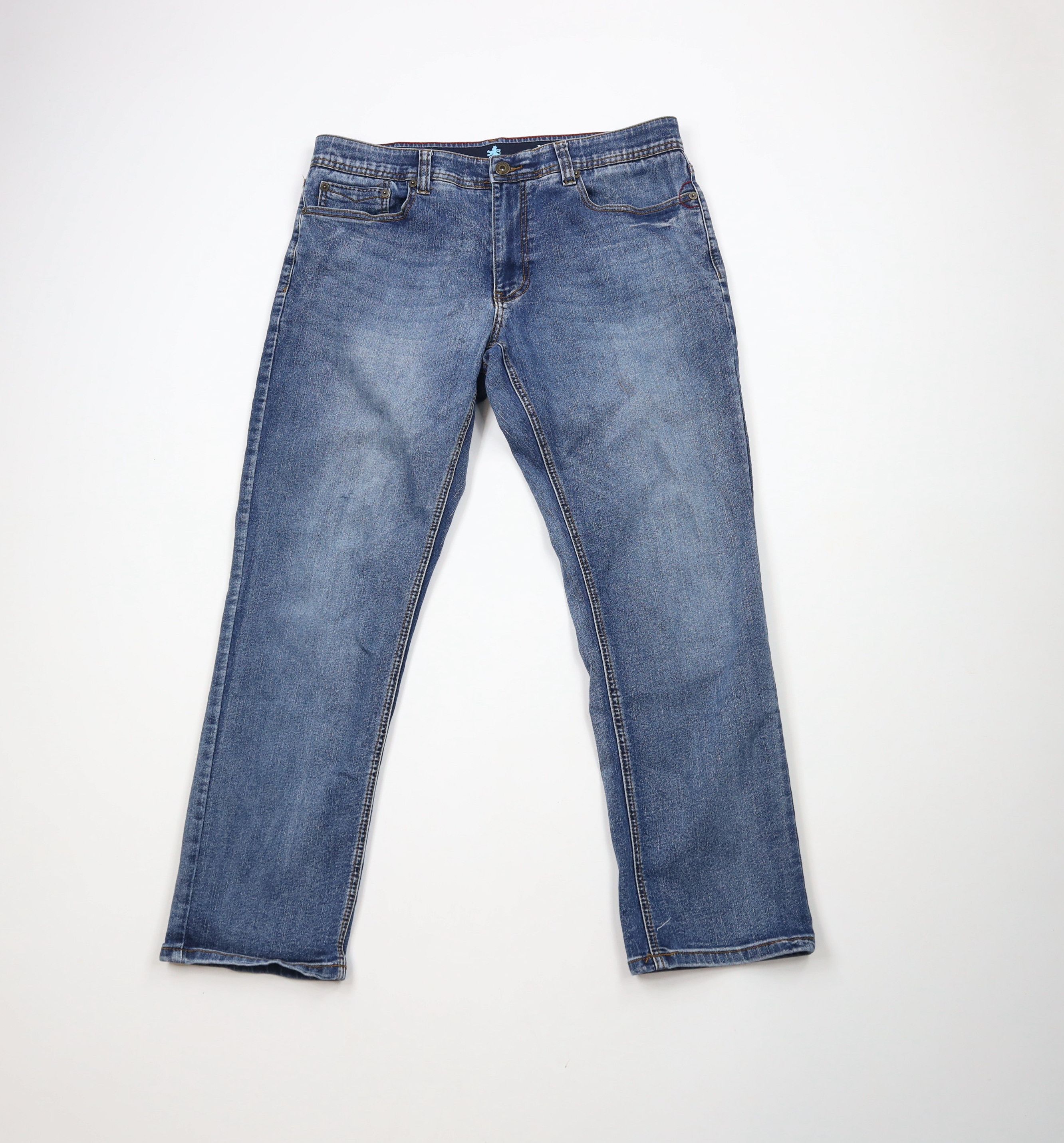 Nat Nast × Vintage Nat Nast Luxury Originals Straight Leg Denim Jeans Blue Size US 36 / EU 52 - 1 Thumbnail