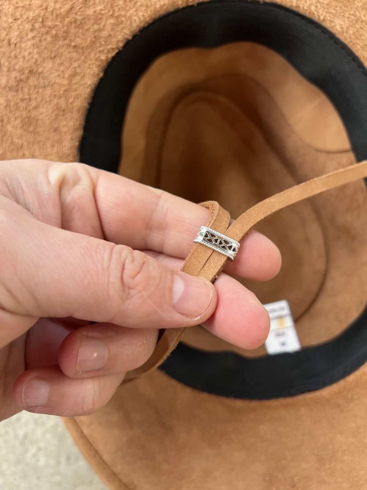 Other Cowboy Leather Hat Size ONE SIZE - 5 Thumbnail