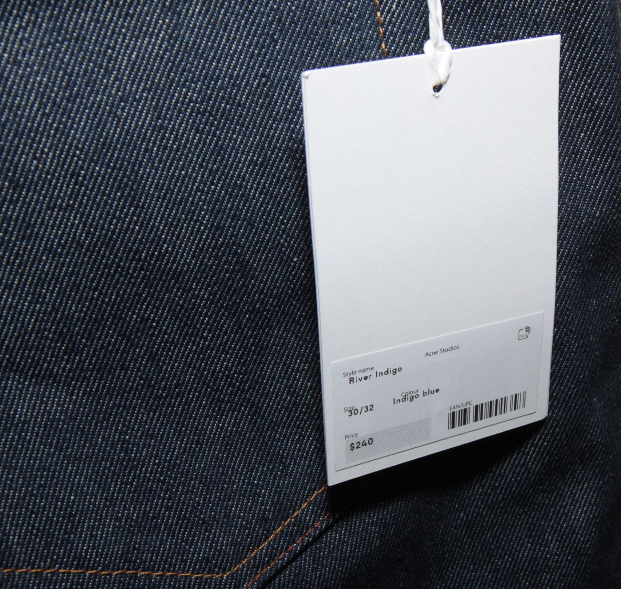 Acne Studios NEW NWT Acne River Denim 30x32 Indigo Blue Size US 30 / EU 46 - 4 Thumbnail