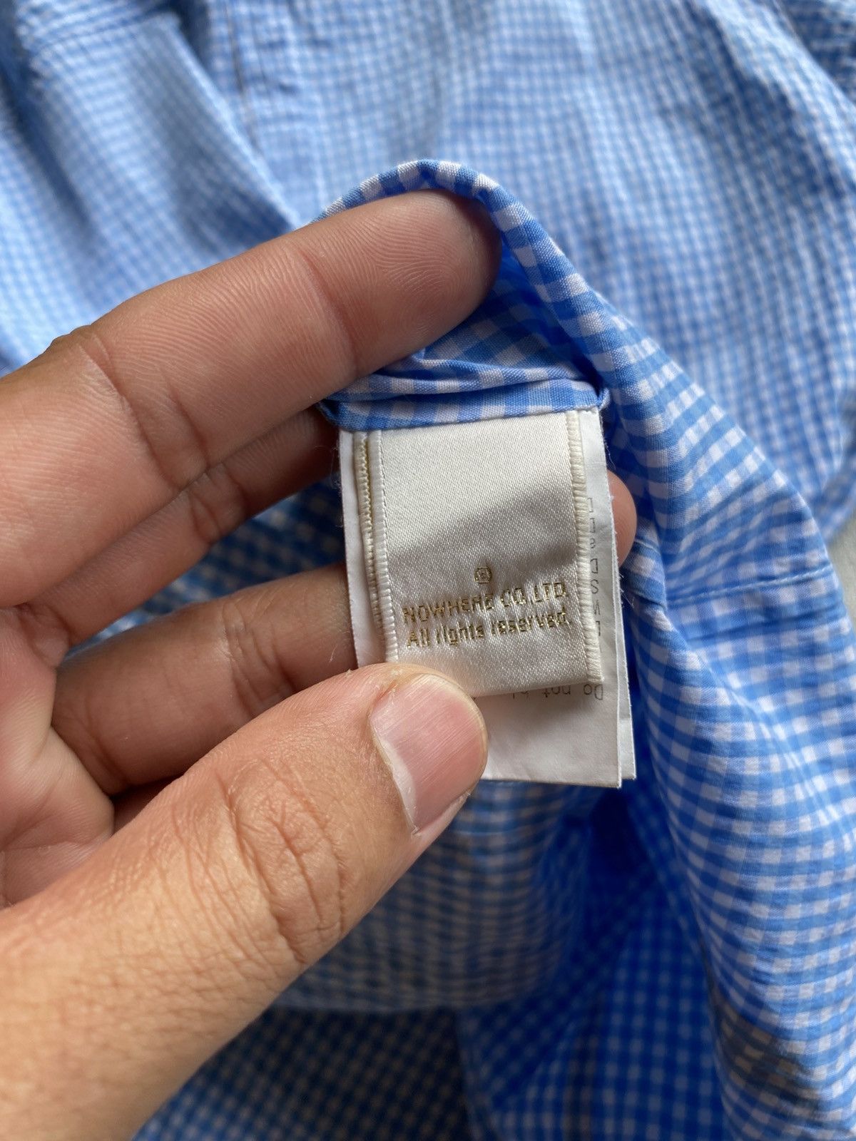 Bape BAPE Blue Gingham Women Shirt Size S / US 4 / IT 40 - 12 Thumbnail