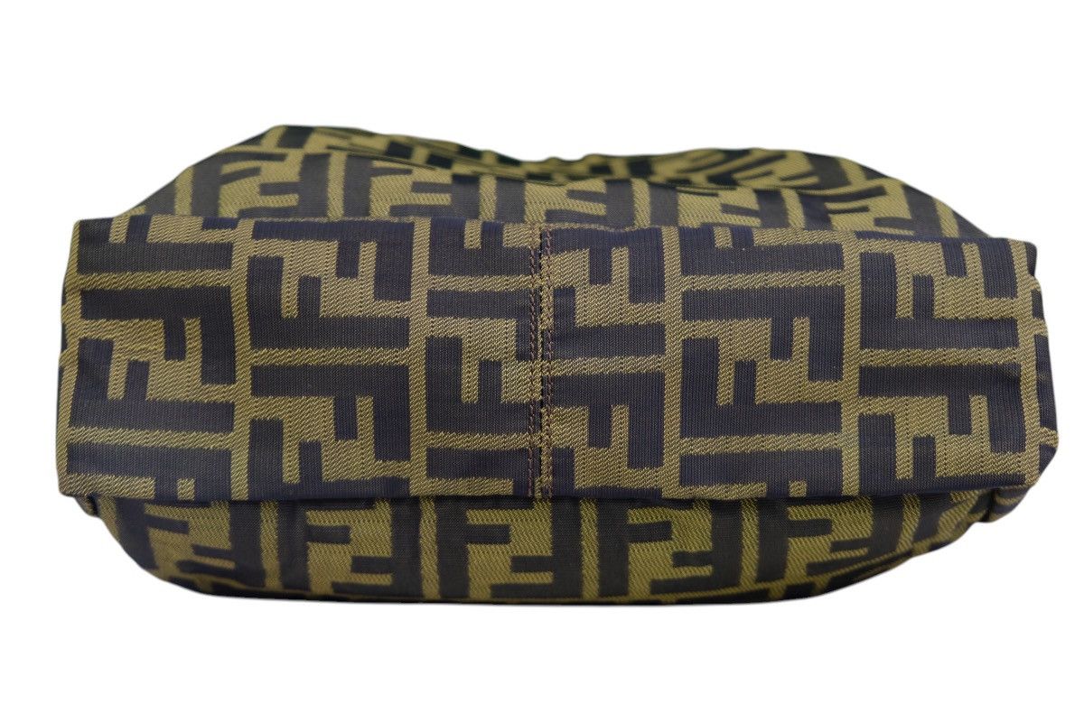 Fendi Vintage fendi zucca tote bag with brown leather pouch bag Size ONE SIZE - 14 Thumbnail