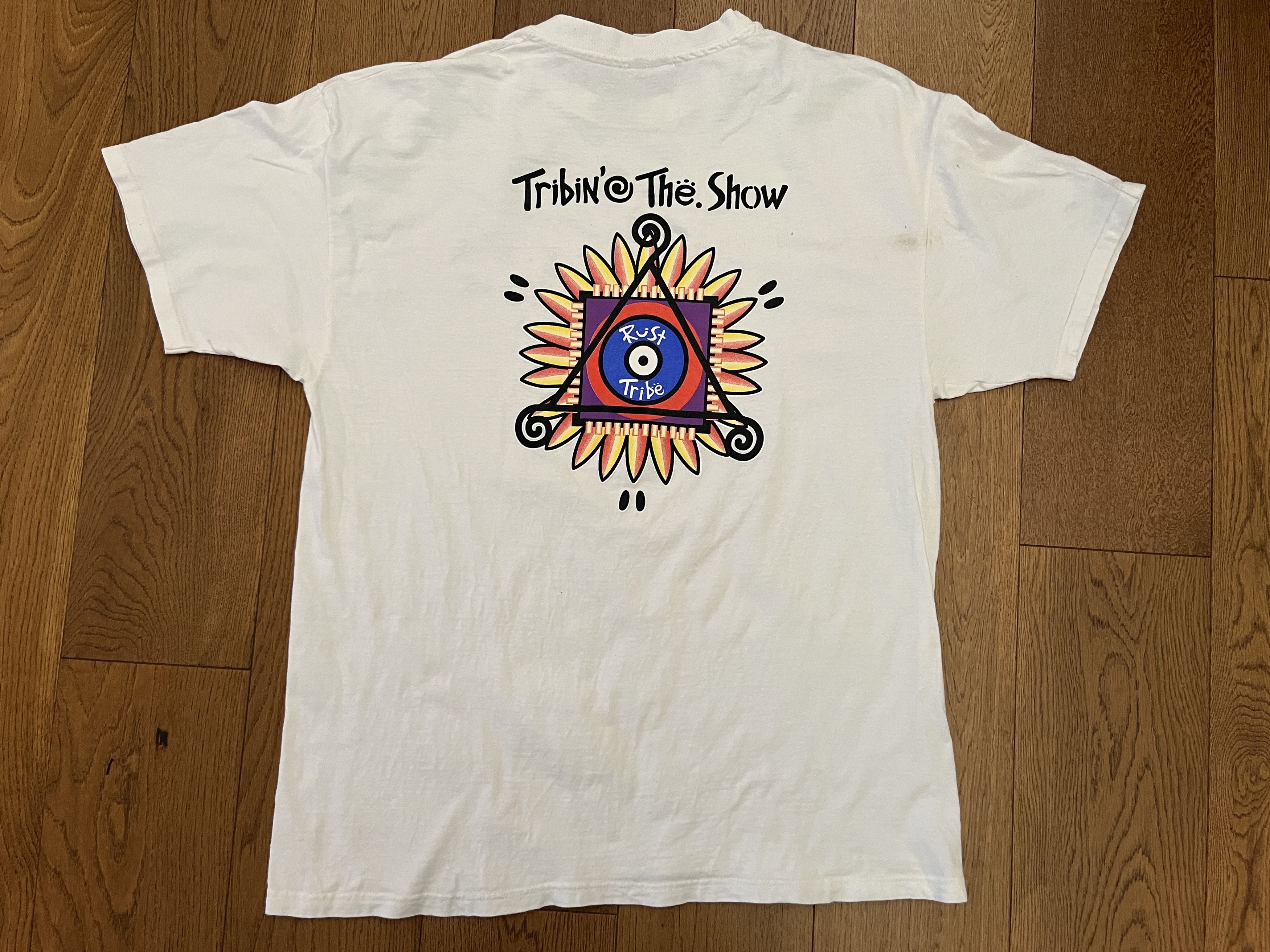 Vintage Vtg 1996 Rust Tribe Rave "Children of the Tribe" Tee XL Size US XL / EU 56 / 4 - 5 Thumbnail