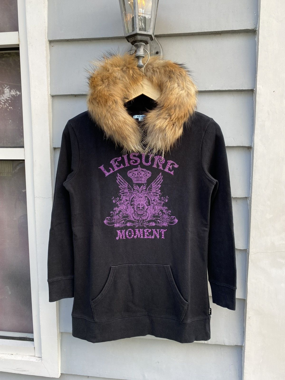Japanese Brand Japanese Brand Fur Hoodie Poem Style Size M / US 6-8 / IT 42-44 - 1 Thumbnail
