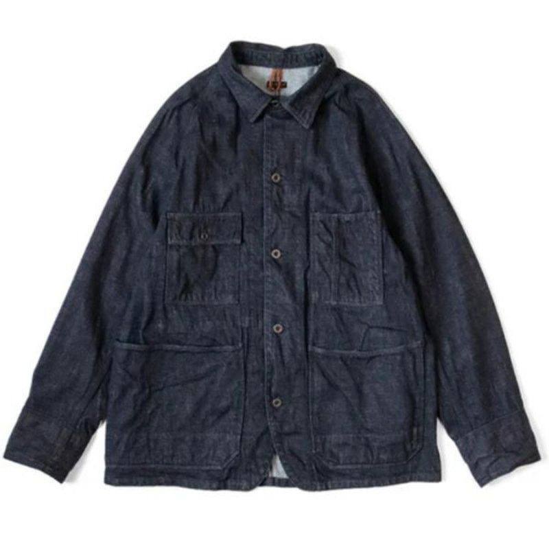Kapital Kapital 12oz Denim Cactus Coverall (Black Thread ver) Size US M / EU 48-50 / 2 - 1 Thumbnail