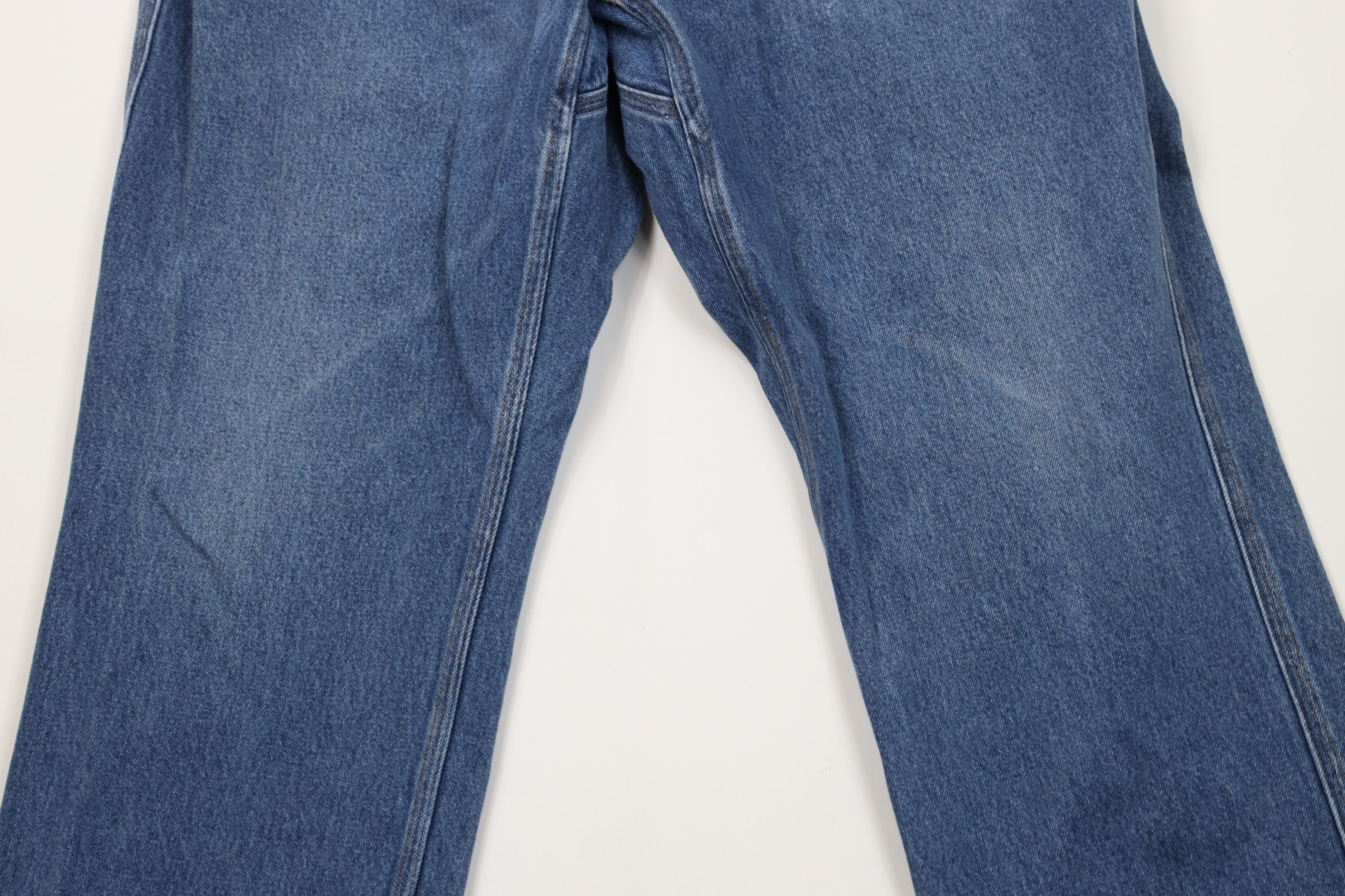 Duluth Trading Company Duluth Trading Co Workwear Wide Leg Denim Jeans Blue Size US 37 - 3 Thumbnail