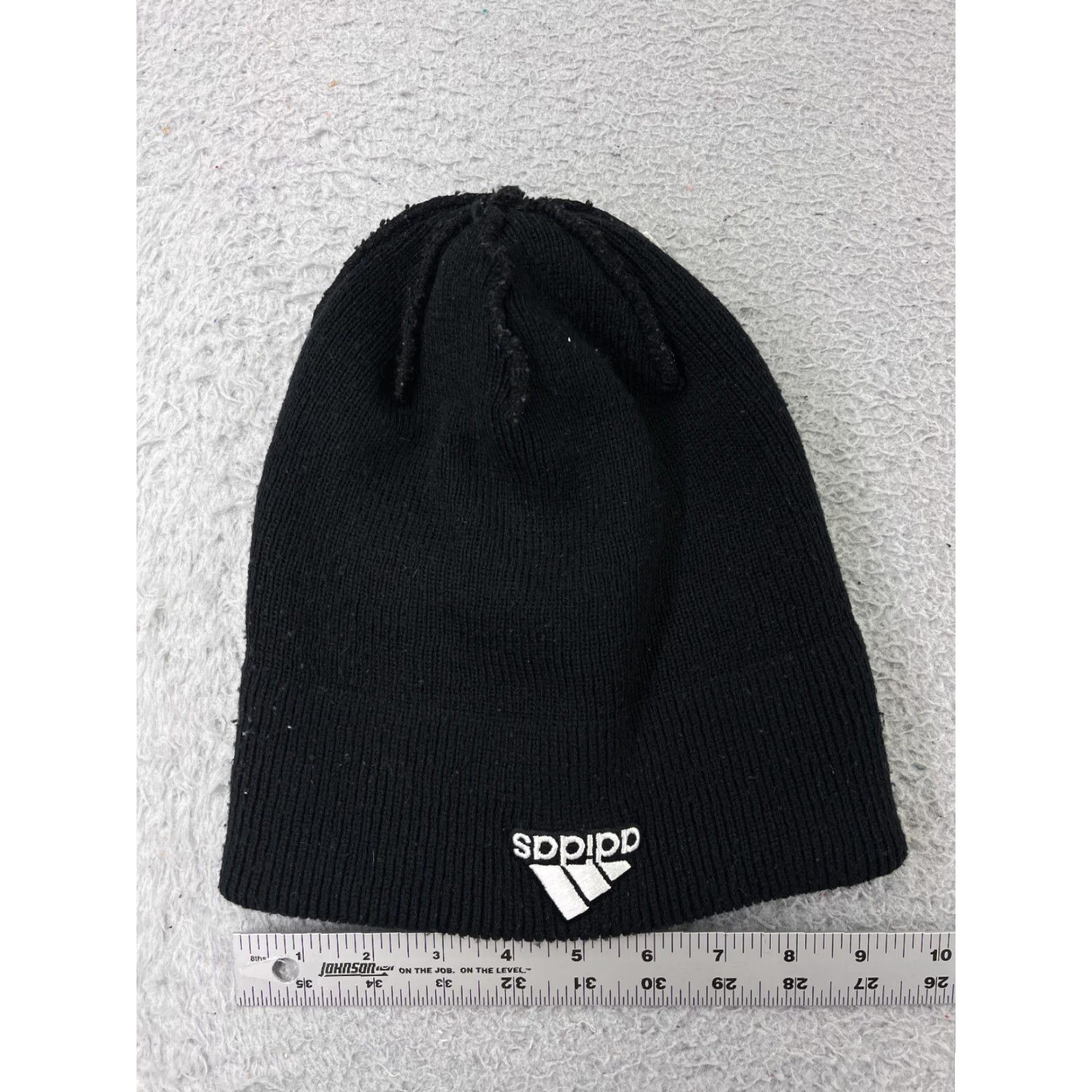 Adidas VINTAGE not applicable; item is Adidas Beanie Toque Adult One Size Black Knit Climawarm 100% Acrylic Snow Ski Size ONE SIZE - 5 Thumbnail