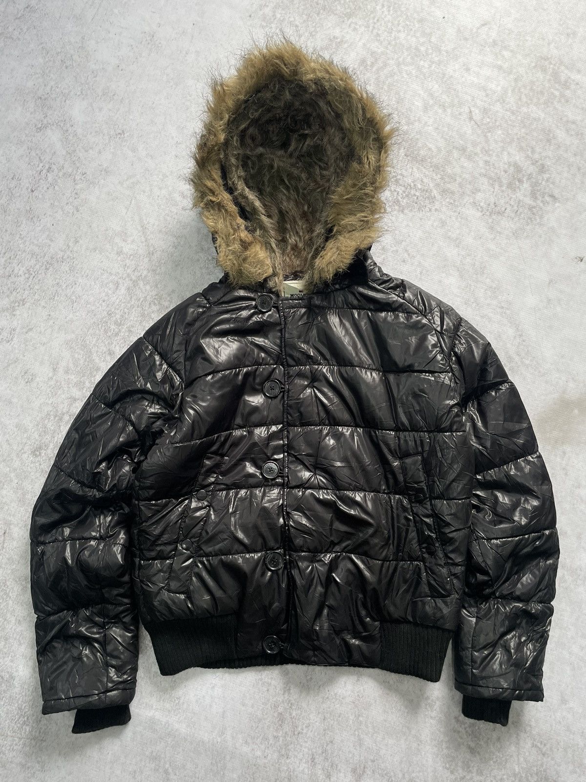 00s セマンティックデザイン ファー レザーコート セール