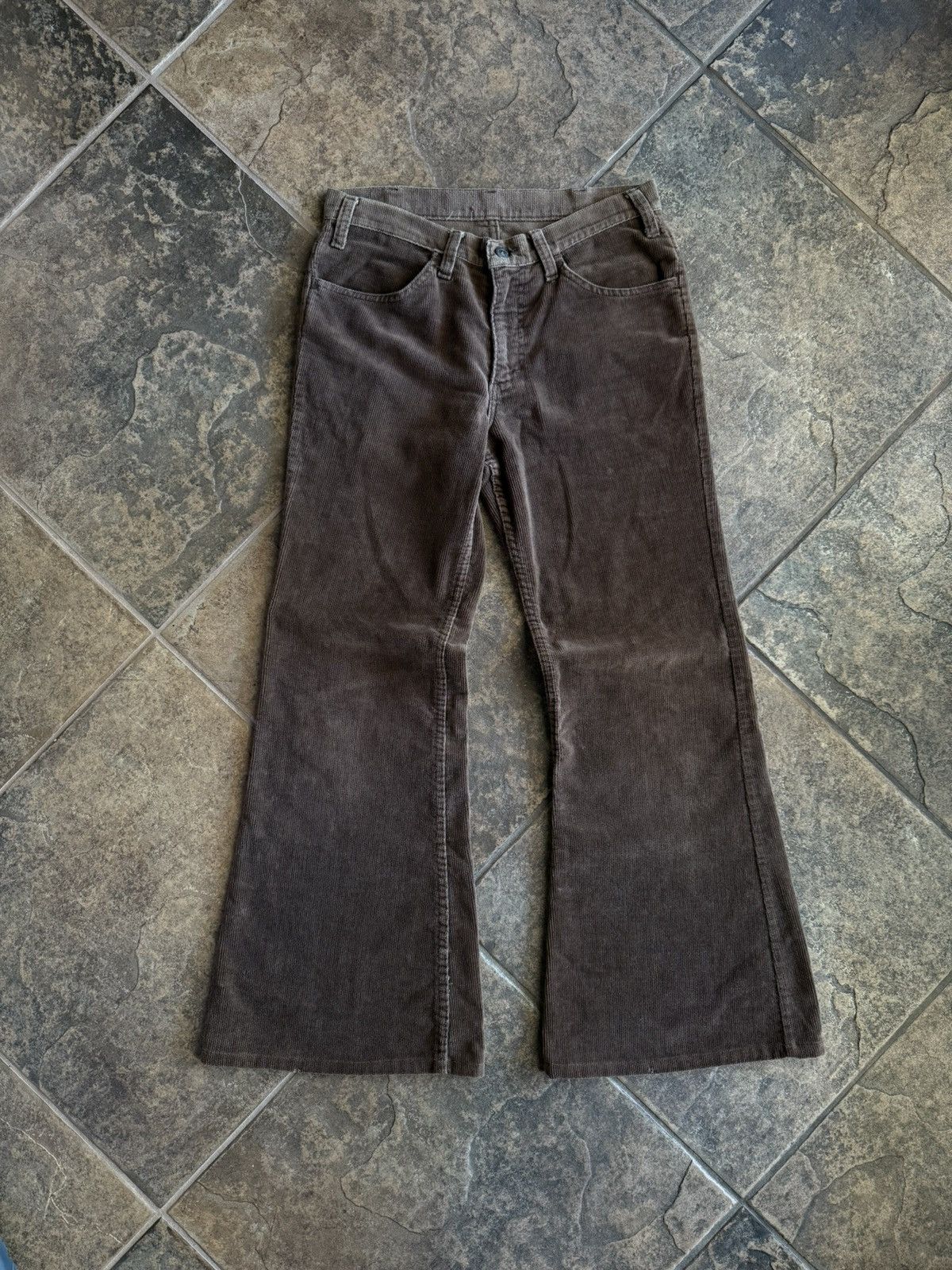 Levi's Vintage Clothing Brown Corduroy Bootcut Levi’s Pants Size US 31 - 1 Thumbnail