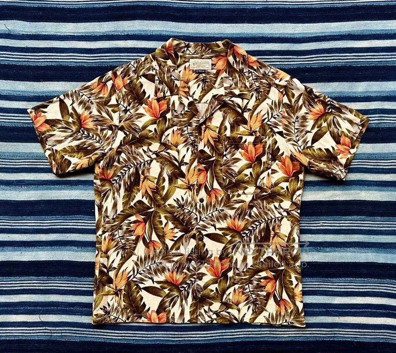 Neighborhood Neighborhood Floral Thorns Hawaiian Short Sleeve Shirt Size US XL / EU 56 / 4 - 1 Thumbnail
