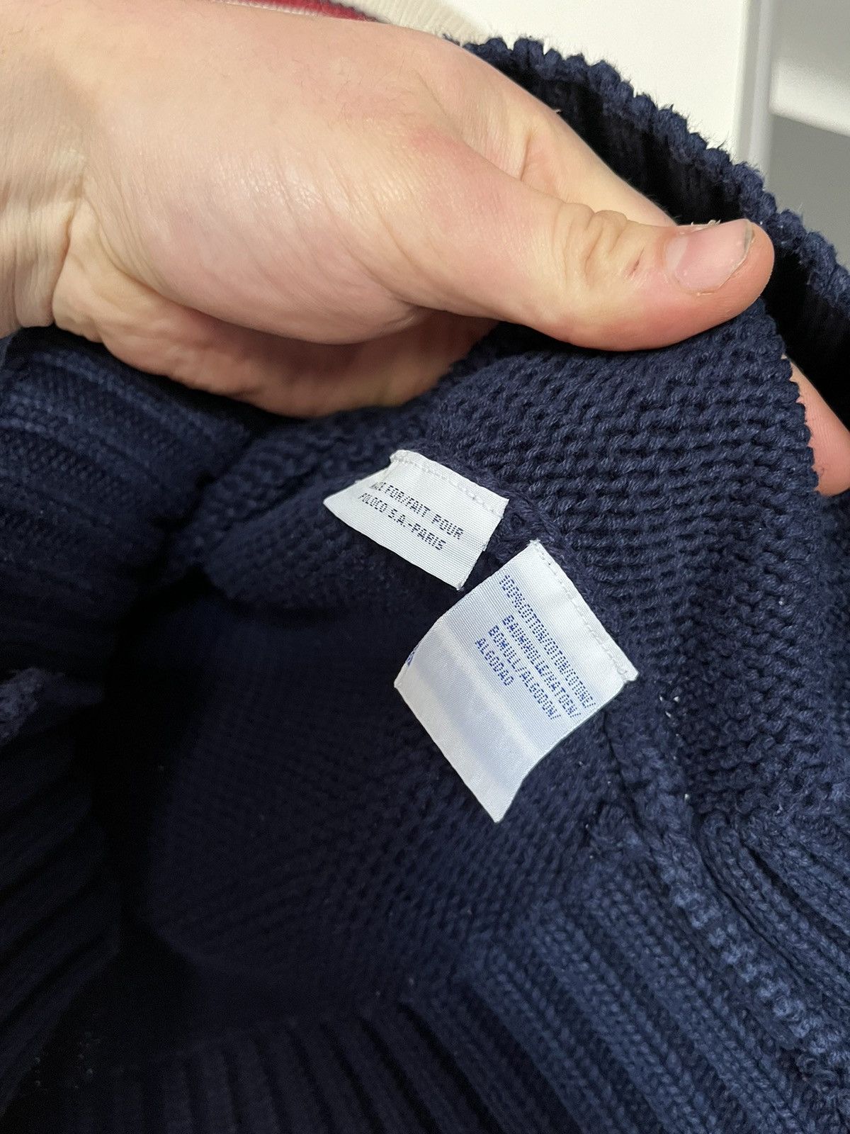 Polo Ralph Lauren × Vintage VTG 90’s Limited Edition Ralph Lauren USA Flag Knit Sweater Size US M / EU 48-50 / 2 - 8 Thumbnail
