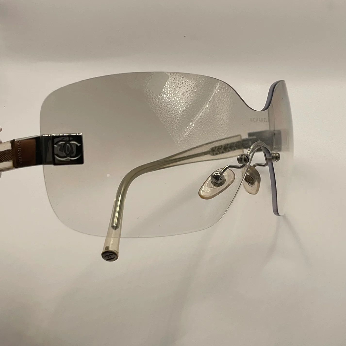 Chanel CHANEL SUNGLASSES 4029 LOGO CC Metal Vintage Iconic Size ONE SIZE - 3 Thumbnail