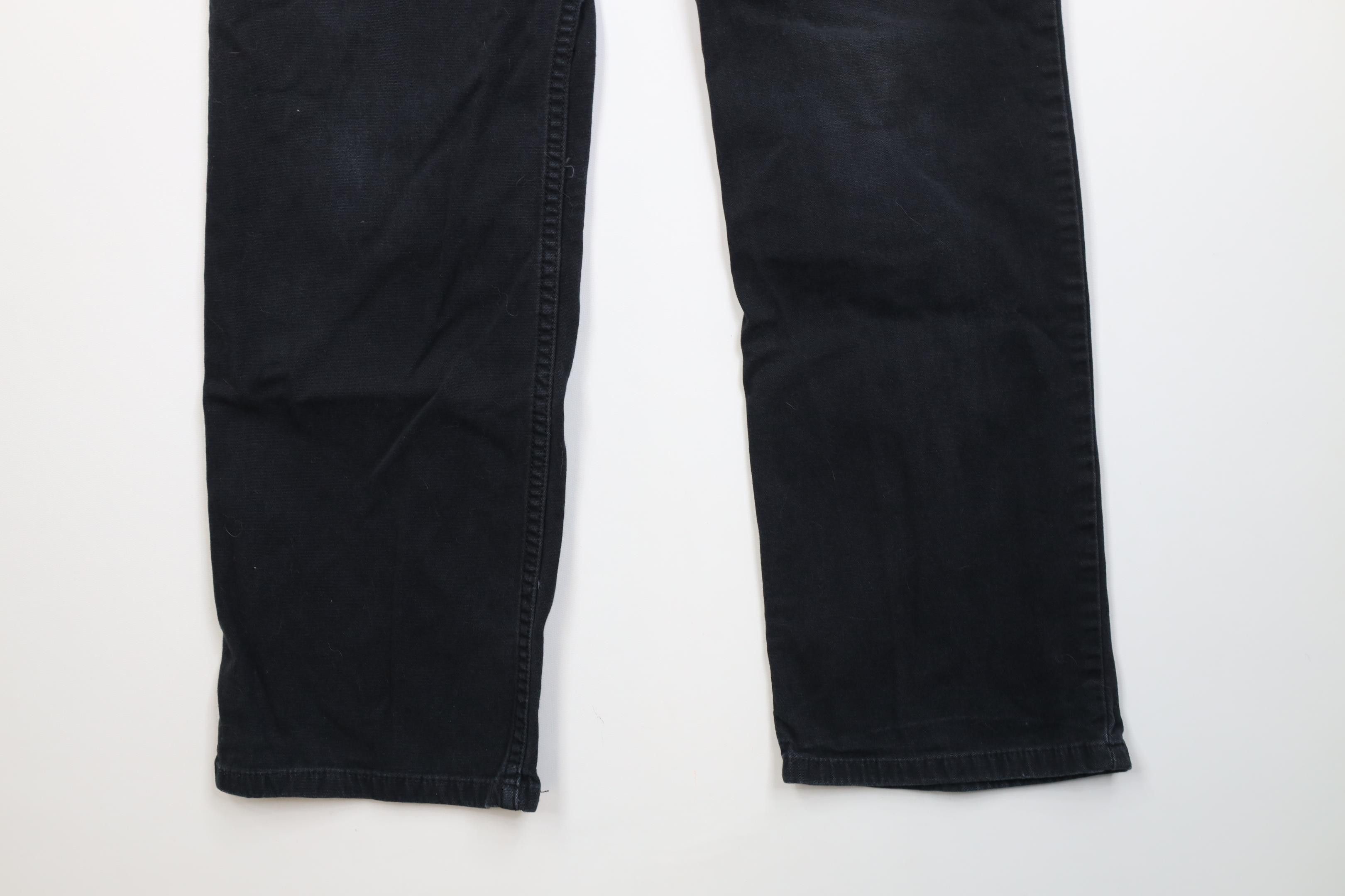 Carhartt Vintage Y2K Carhartt Relaxed Fit Stretch Canvas Pants Black Size US 33 - 4 Thumbnail