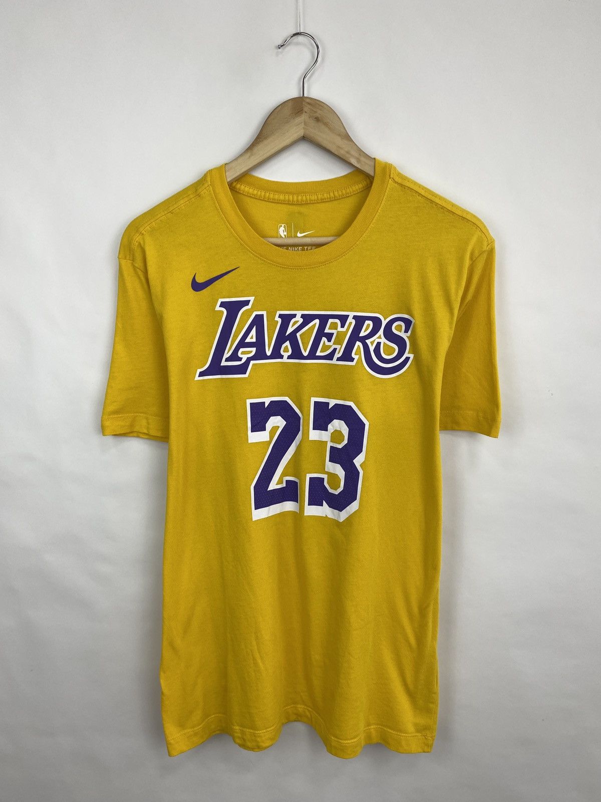 NBA 🇺🇸 Y2K Nike Lebron James 23 L. A. Lakers T-Shirt Y2K Just Don Size US M / EU 48-50 / 2 - 3 Thumbnail