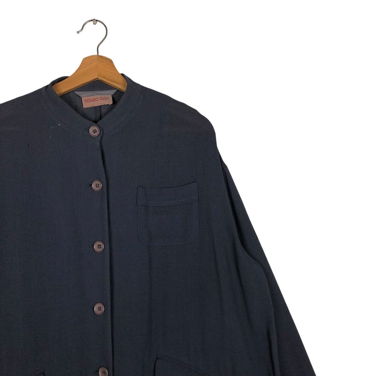 Romeo Gigli 🔥VINTAGE 80’s SAMPLE BUTTON JACKET ROMEO GIGLI RUNWAY PICK Size US M / EU 48-50 / 2 - 9 Thumbnail