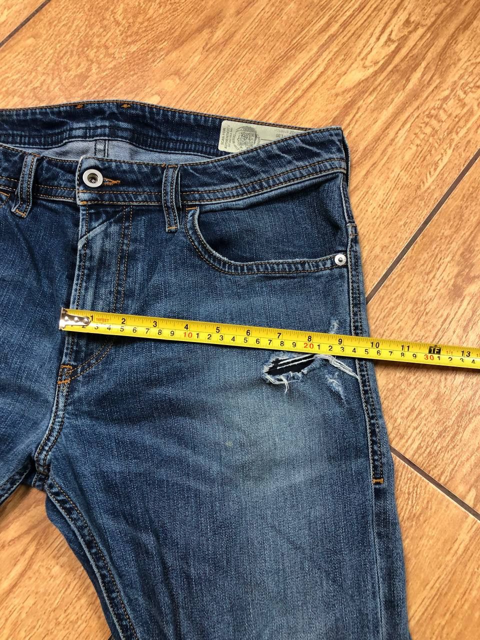 Diesel × Japanese Brand Crazy Crash Dirty Faded Jean Japan Avant Garde Style Size US 33 - 6 Thumbnail