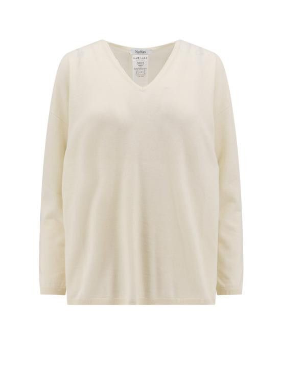 Max Mara MAX MARA Women Sweater 2411361101600 001 White Size S / US 4 / IT 40 - 1 Thumbnail
