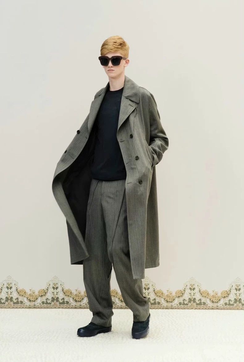 Undercover Undercover size 3 Cut line pleated pure wool trousers 2505 Size US 30 / EU 46 - 6 Thumbnail