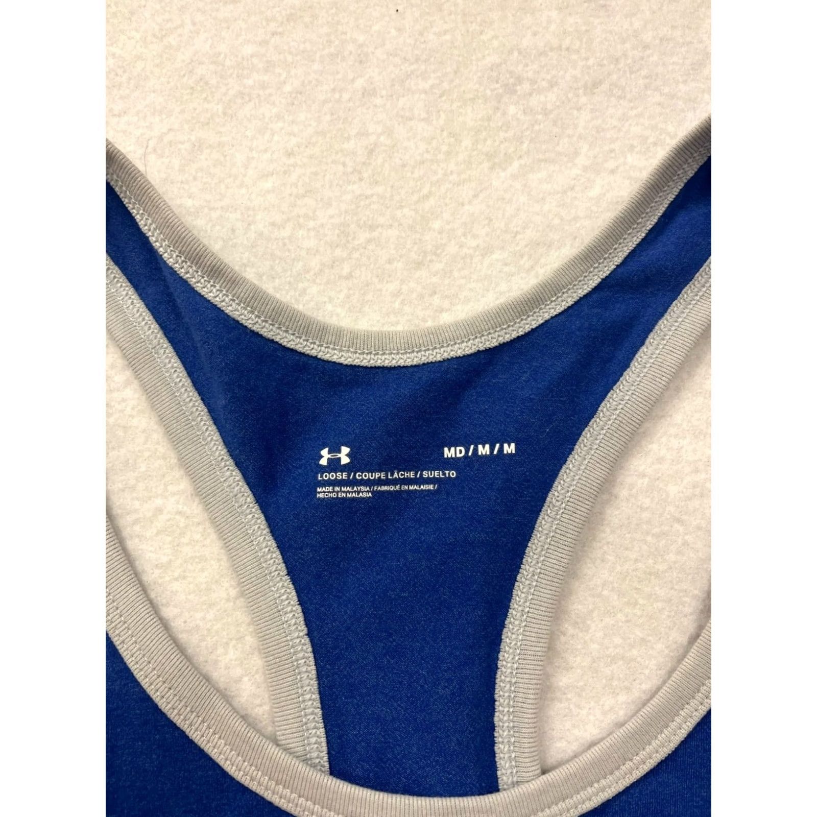 Under Armour Under Armour Project Rock Tank Top Men Medium Blue Athletic TankTop Activewear Mens Size US M / EU 48-50 / 2 - 5 Thumbnail