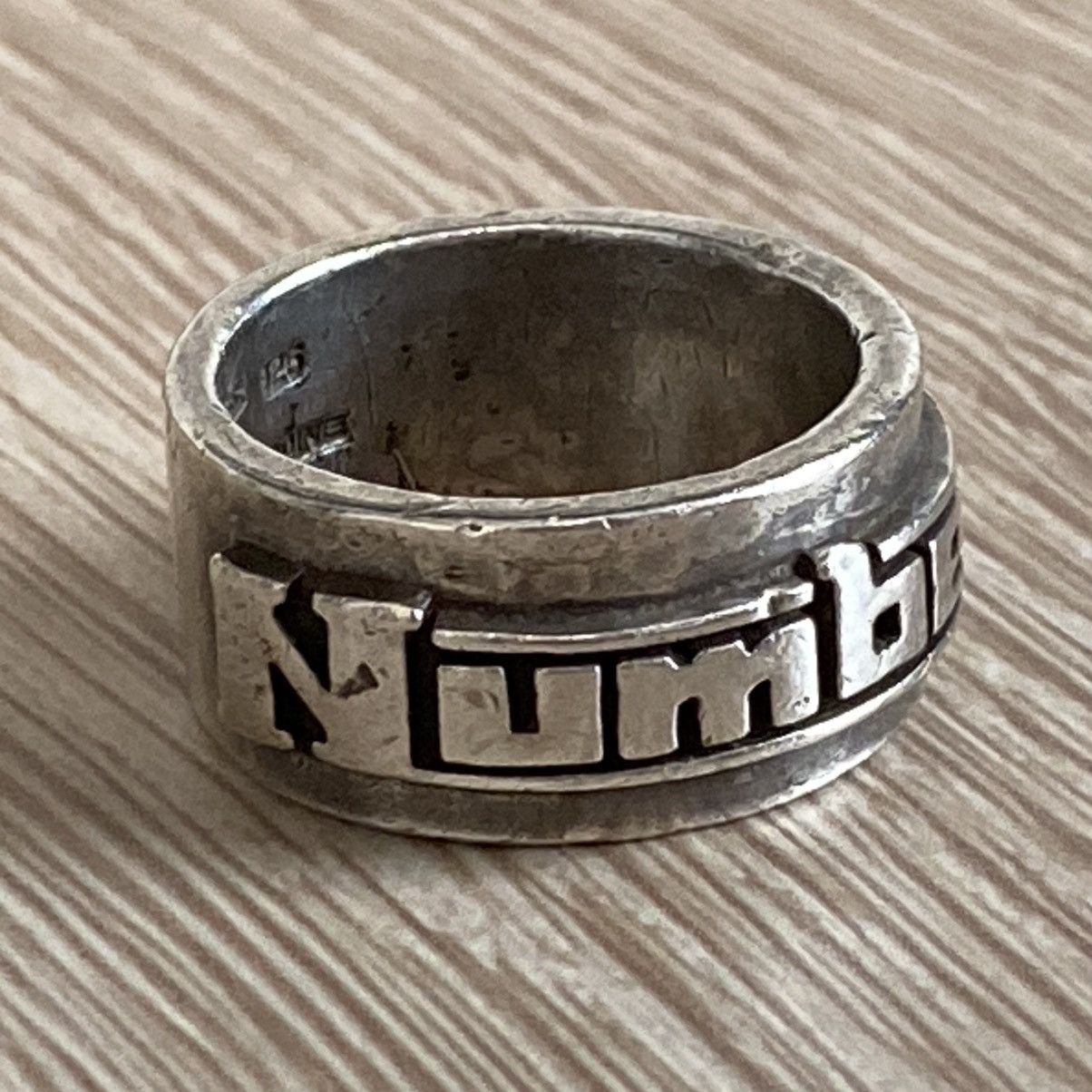 Number (N)ine Number (N)ine Early-Era “Number” Ring – Silver Size ONE SIZE - 2 Thumbnail