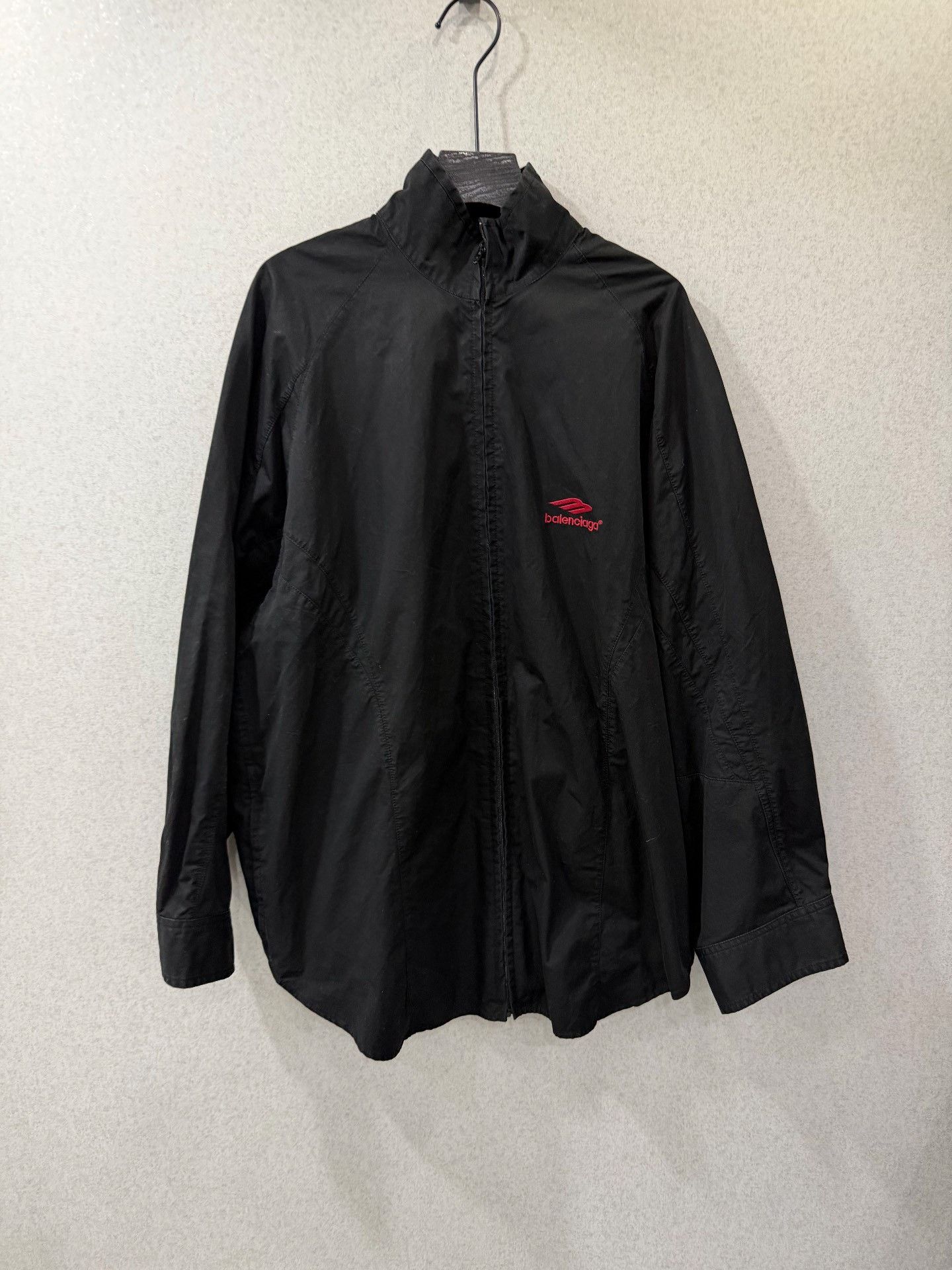 Balenciaga Balenciaga Embroidered Black Shirt m Men Size US M / EU 48-50 / 2 - 1 Thumbnail