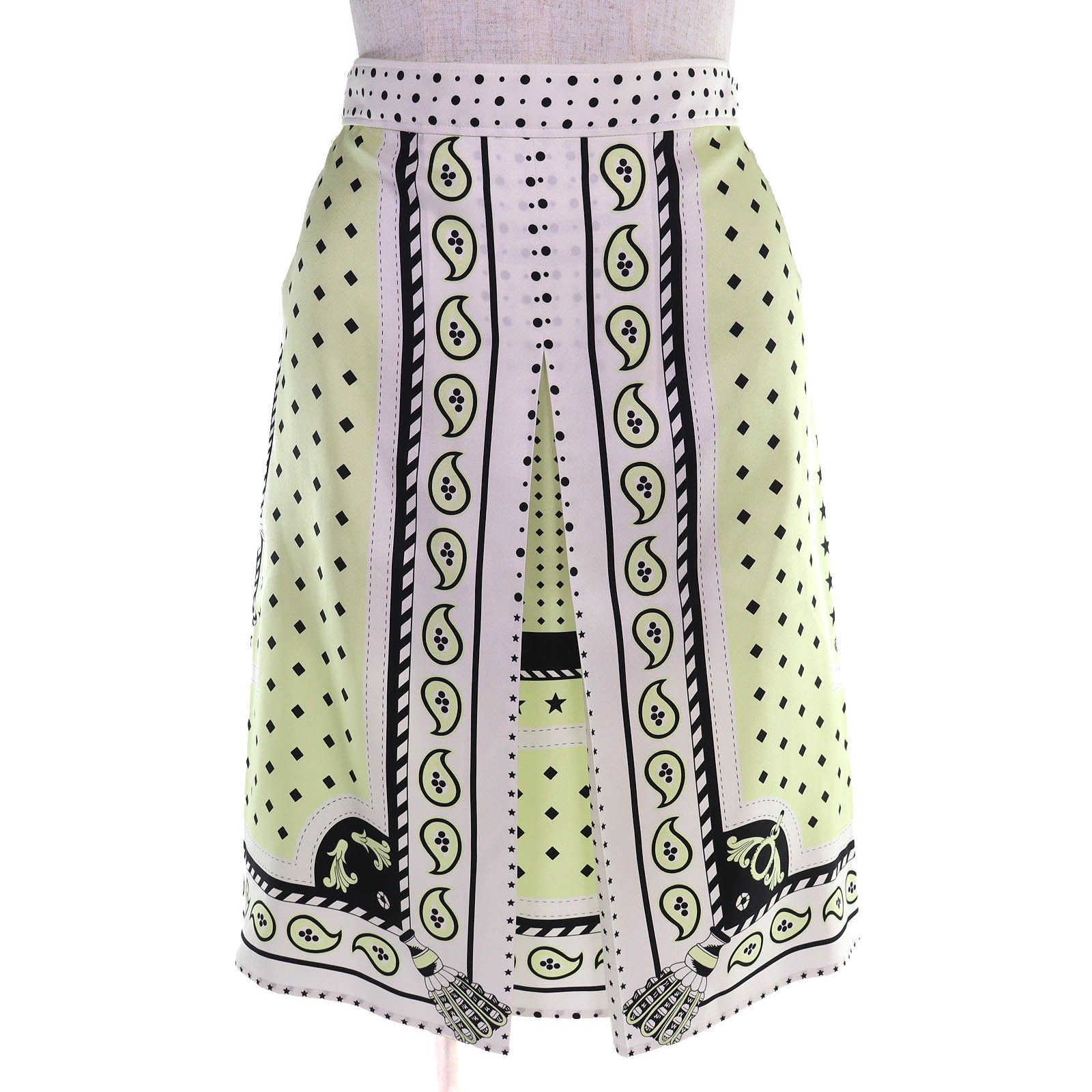 Hermes Hermes Hermes Harnais De Cour Silk Skirt Textile Skirts DUTY FREE for USA Size ONE SIZE - 1 Thumbnail