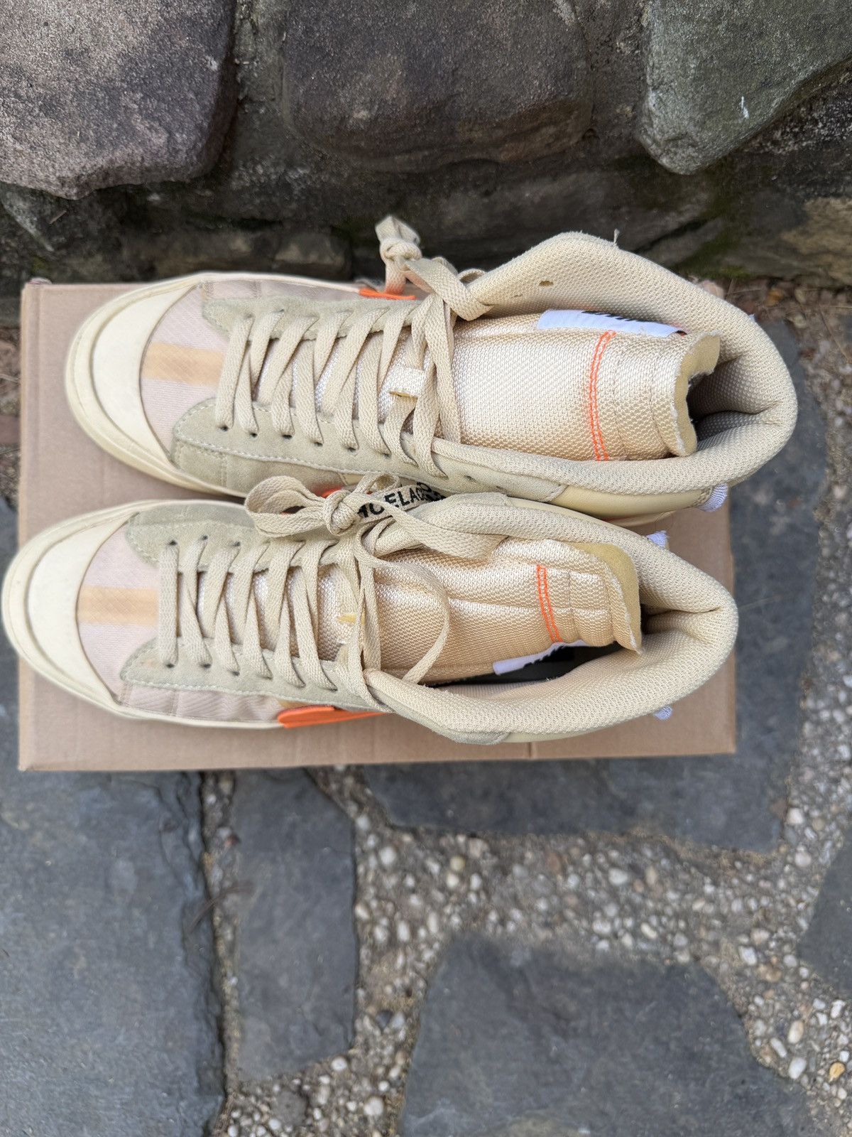Nike × Off-White Nike x Off-White: Nike Blazer Mid “All Hallows Eve” sz 8.5 Size US 8.5 / EU 41-42 - 8 Thumbnail