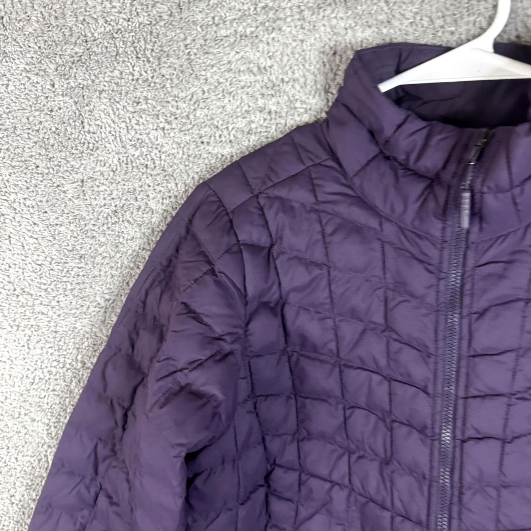The North Face The North Face ThermoBall Jacket Womens S Purple Quilted Full Zip Insulated Size S / US 4 / IT 40 - 5 Thumbnail