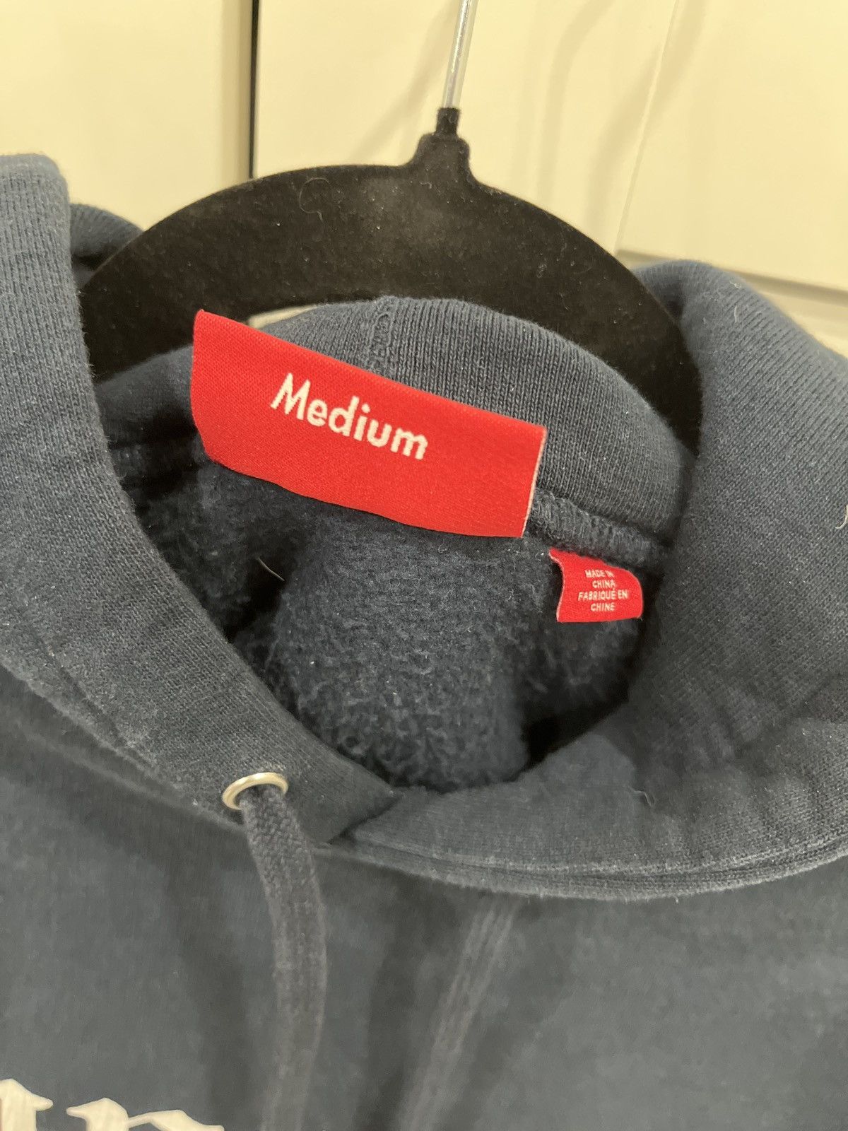 Supreme Supreme Navy Hoodie Size US M / EU 48-50 / 2 - 5 Thumbnail