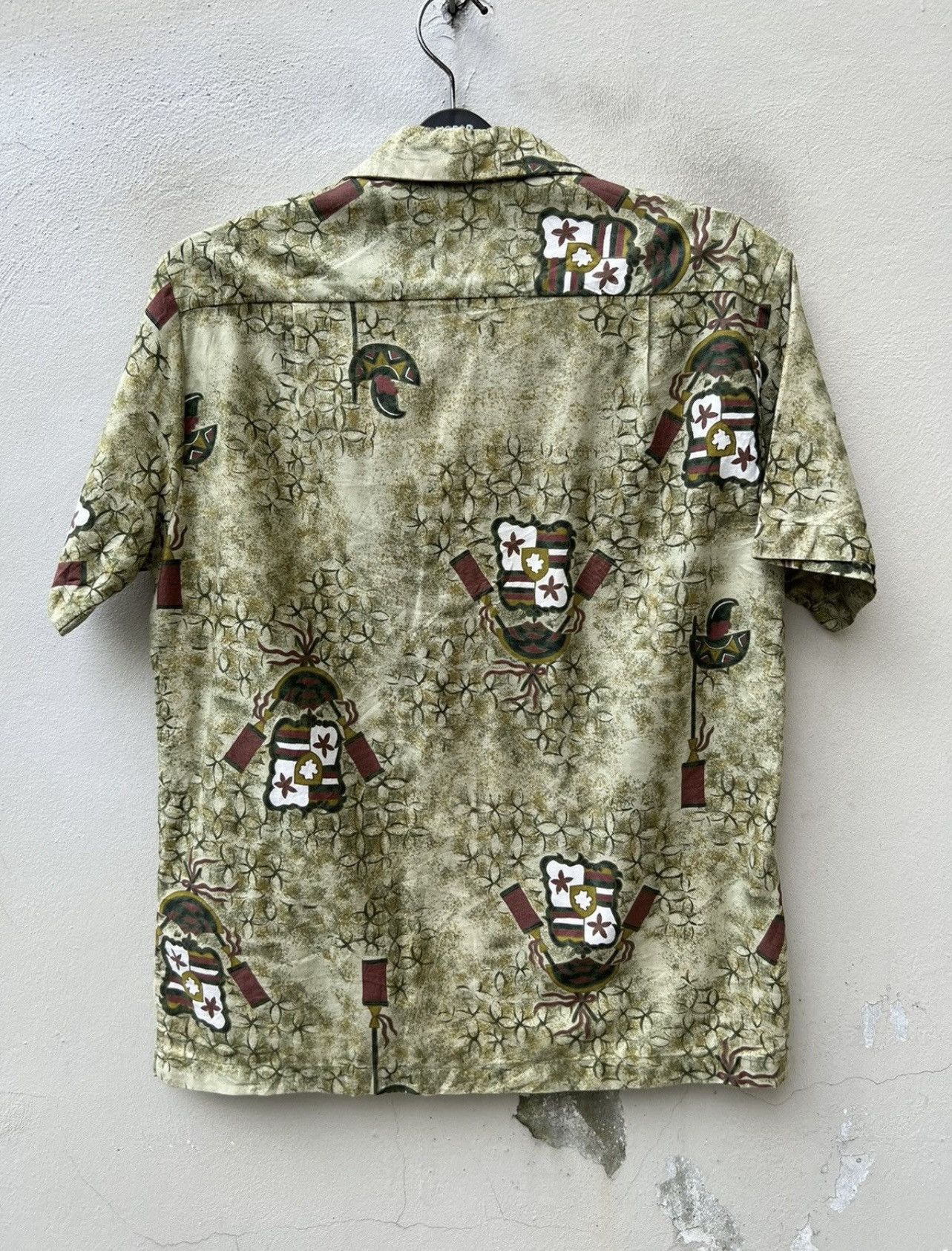Vintage RARE! Vintage 60s Royal Hawaiian King Kamehameha Aloha Shirt Size US M / EU 48-50 / 2 - 15 Thumbnail