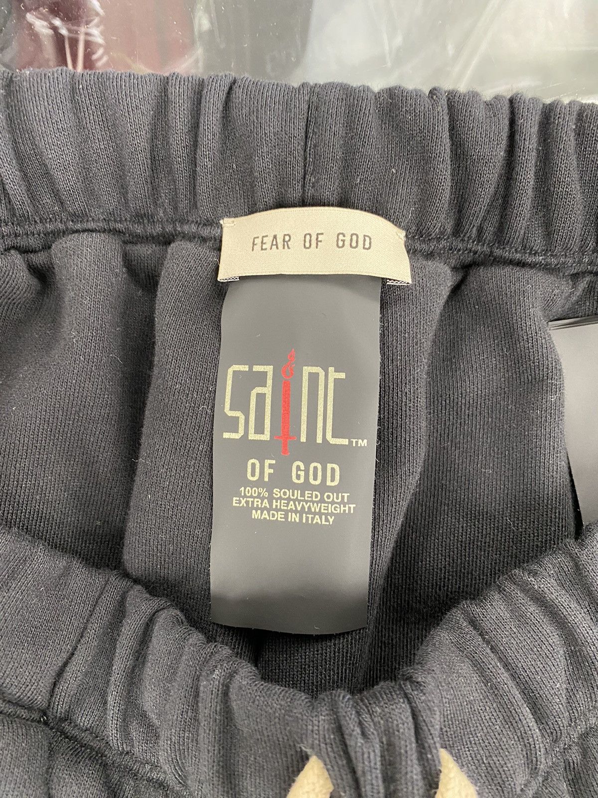 Fear of God × Saint Michael Saint Michael x fear of god Saint of God sweatpants black Size US 32 / EU 48 - 3 Thumbnail